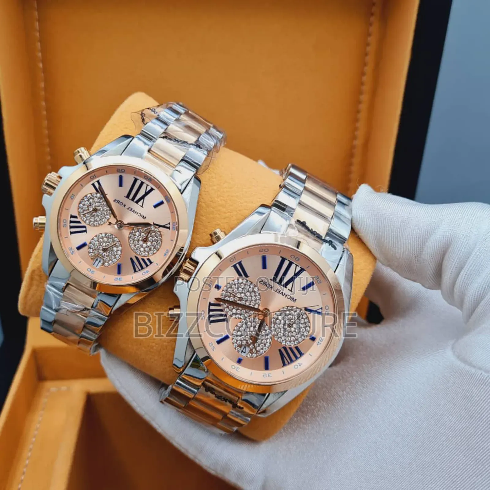 Original Michael Kors Two-Tone Stainlesssteel Chronograph Quartz Watch