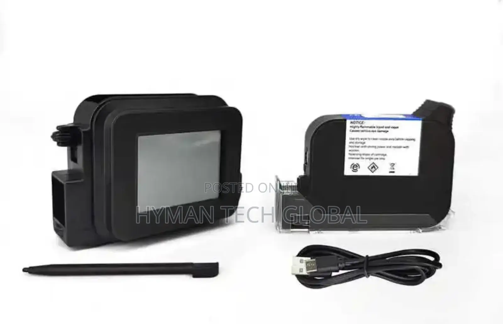 Portable 12.7 Mini Coding Machine Black