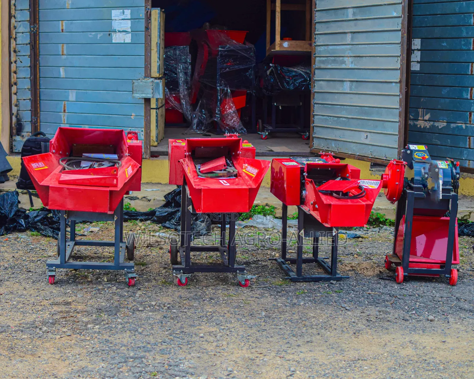 6ton/Hr Multifunctional Chaff Cutter Without Power