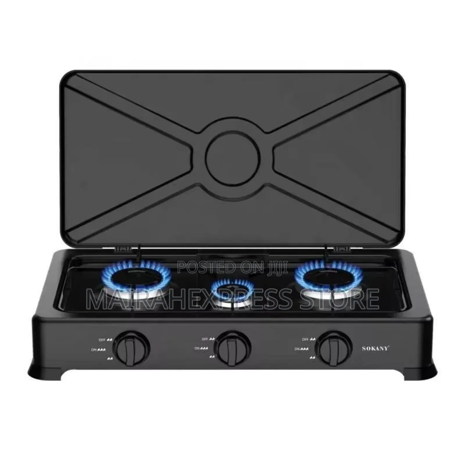 3 Burner Sokany High Quality Gas Stove