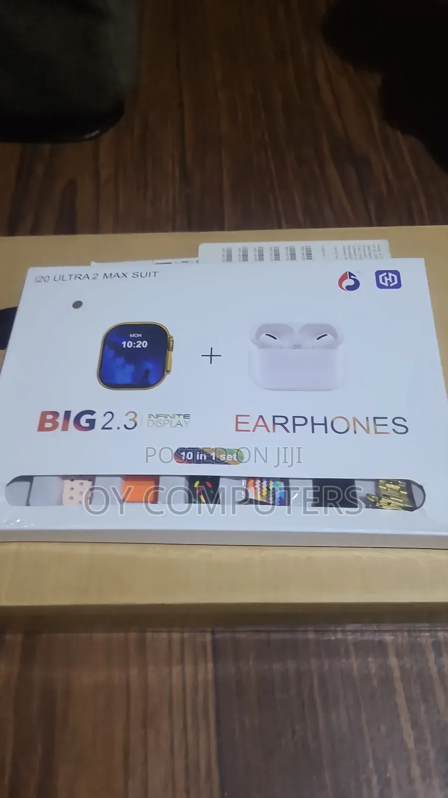 I20 Ultra Max Smart Watch 10 in 1 Set