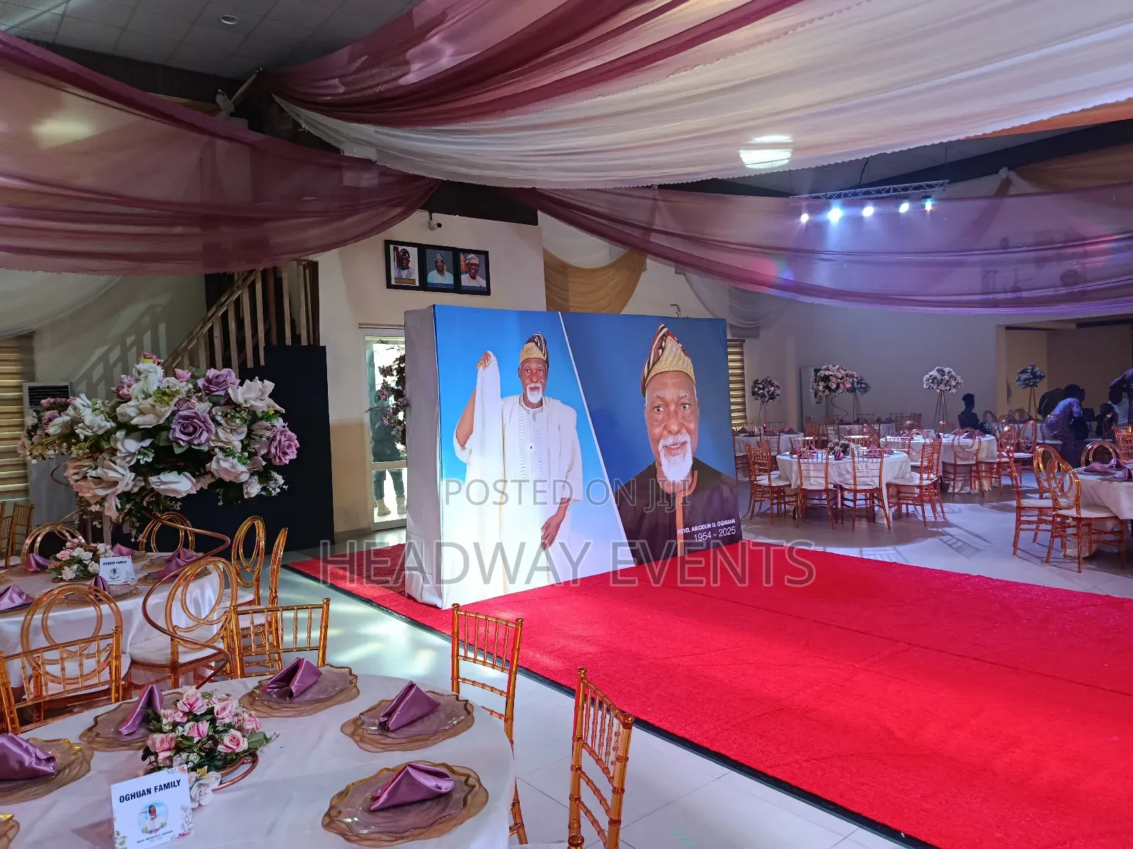 Premium Burial Reception Decoration in Ikorodu Lagos