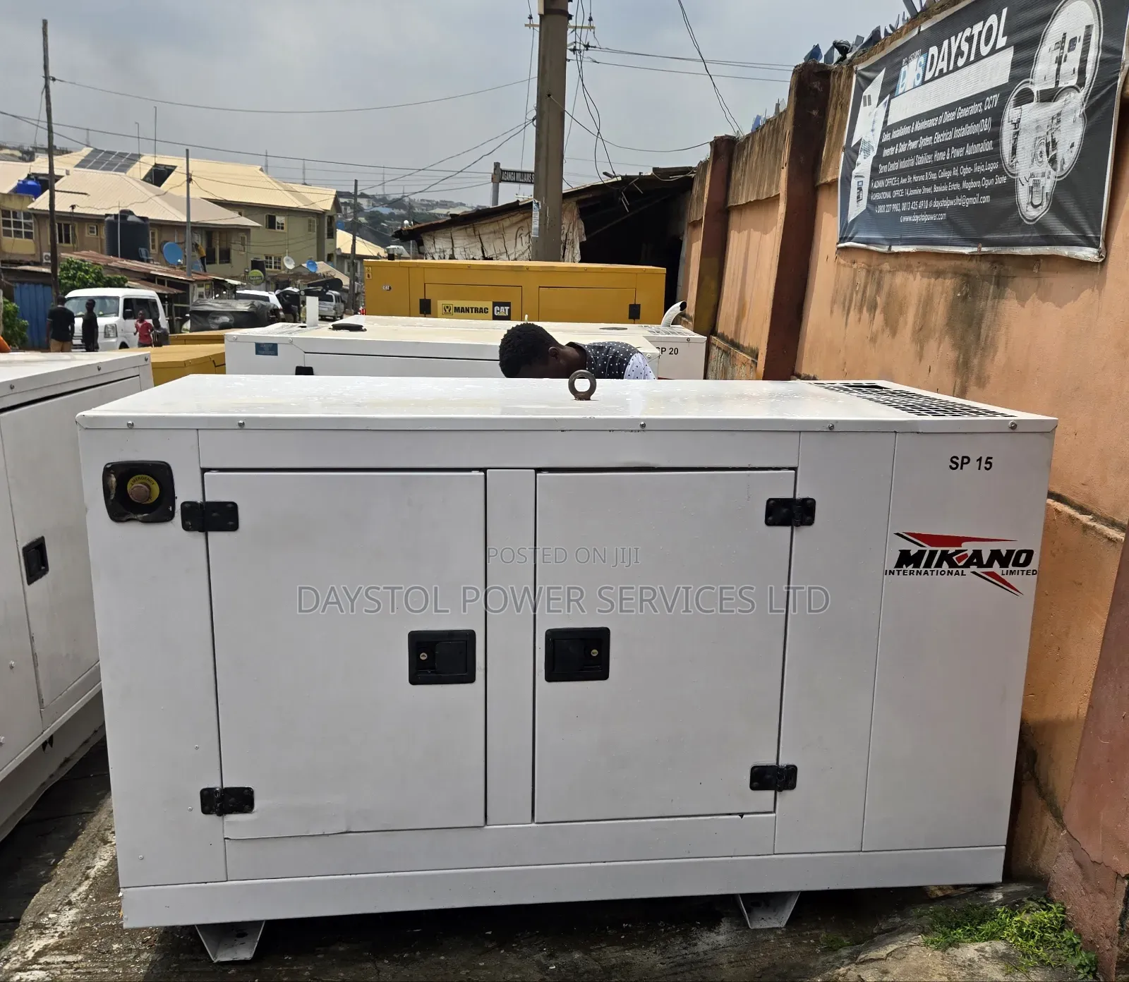 Semi-New 15kva Mikano Soundproof Generator