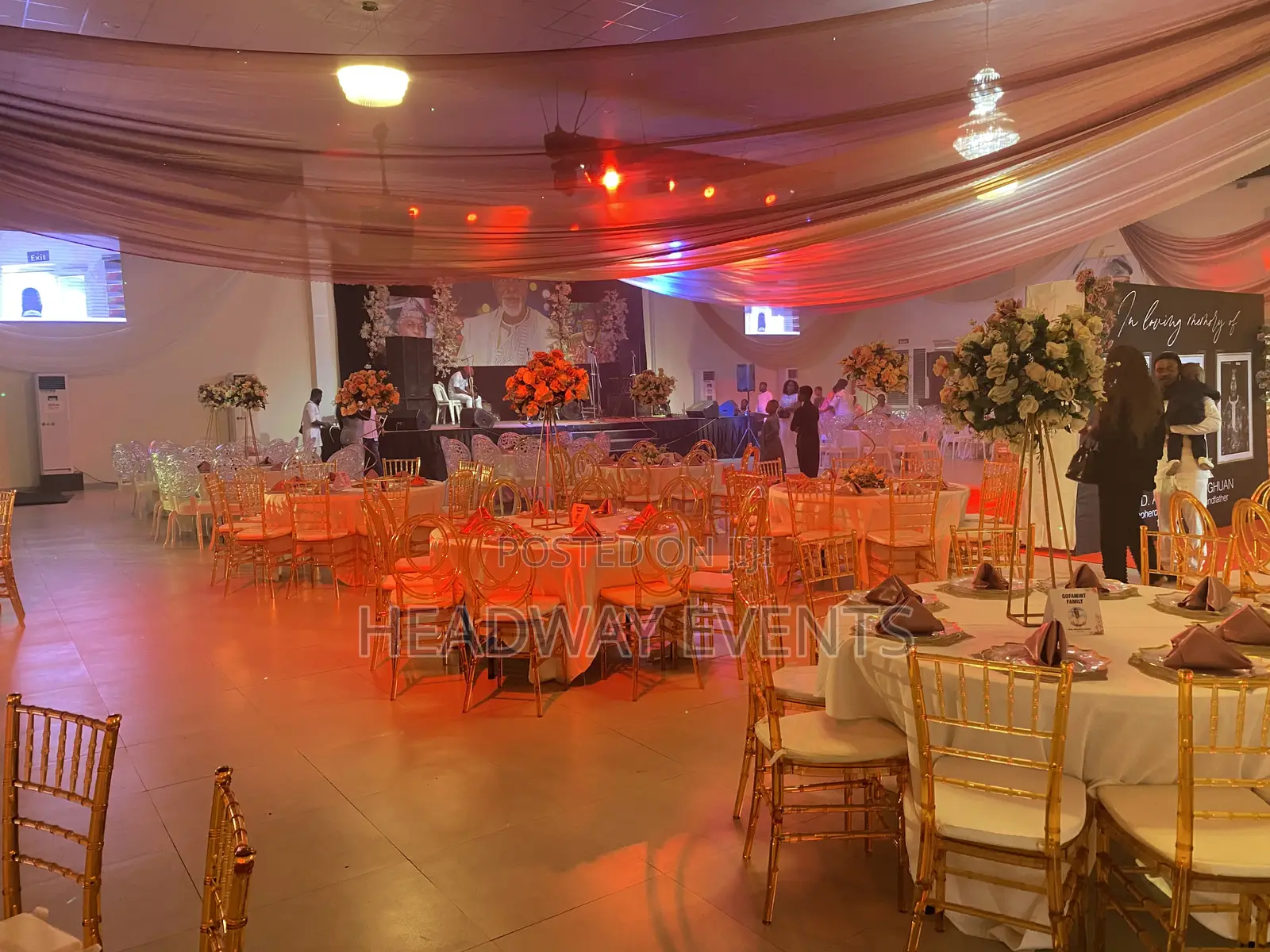 Premium Burial Reception Decoration in Ikorodu Lagos