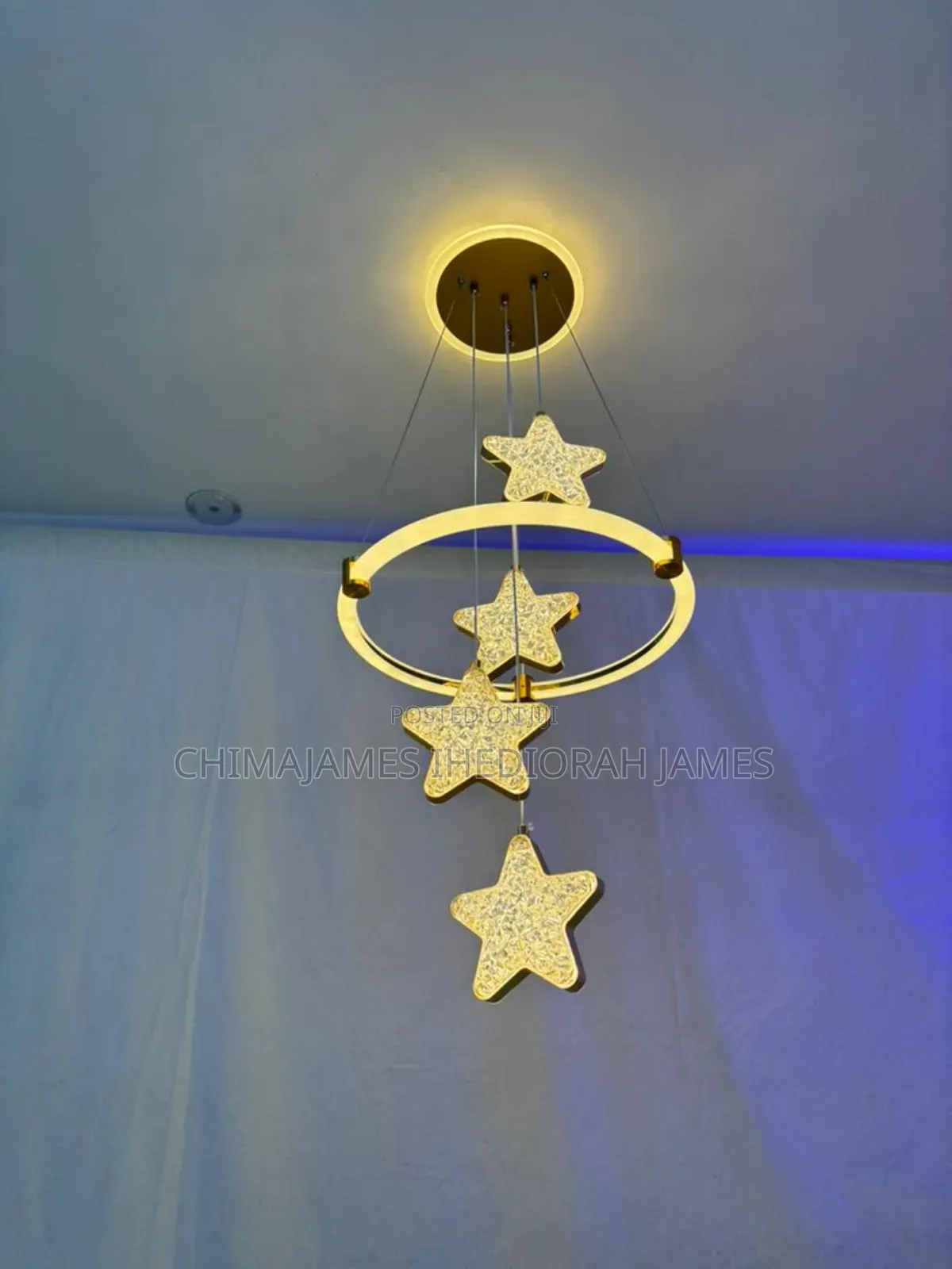 Nordic Round Ring Led Pendant Lamp Dimmable Dining Living Room Center
