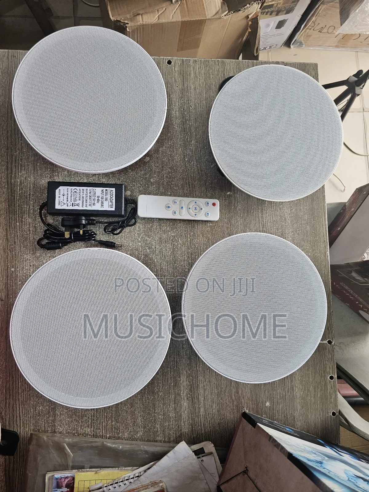 4in1 Frameless Bluetooth Ceiling Speaker With Remote Control