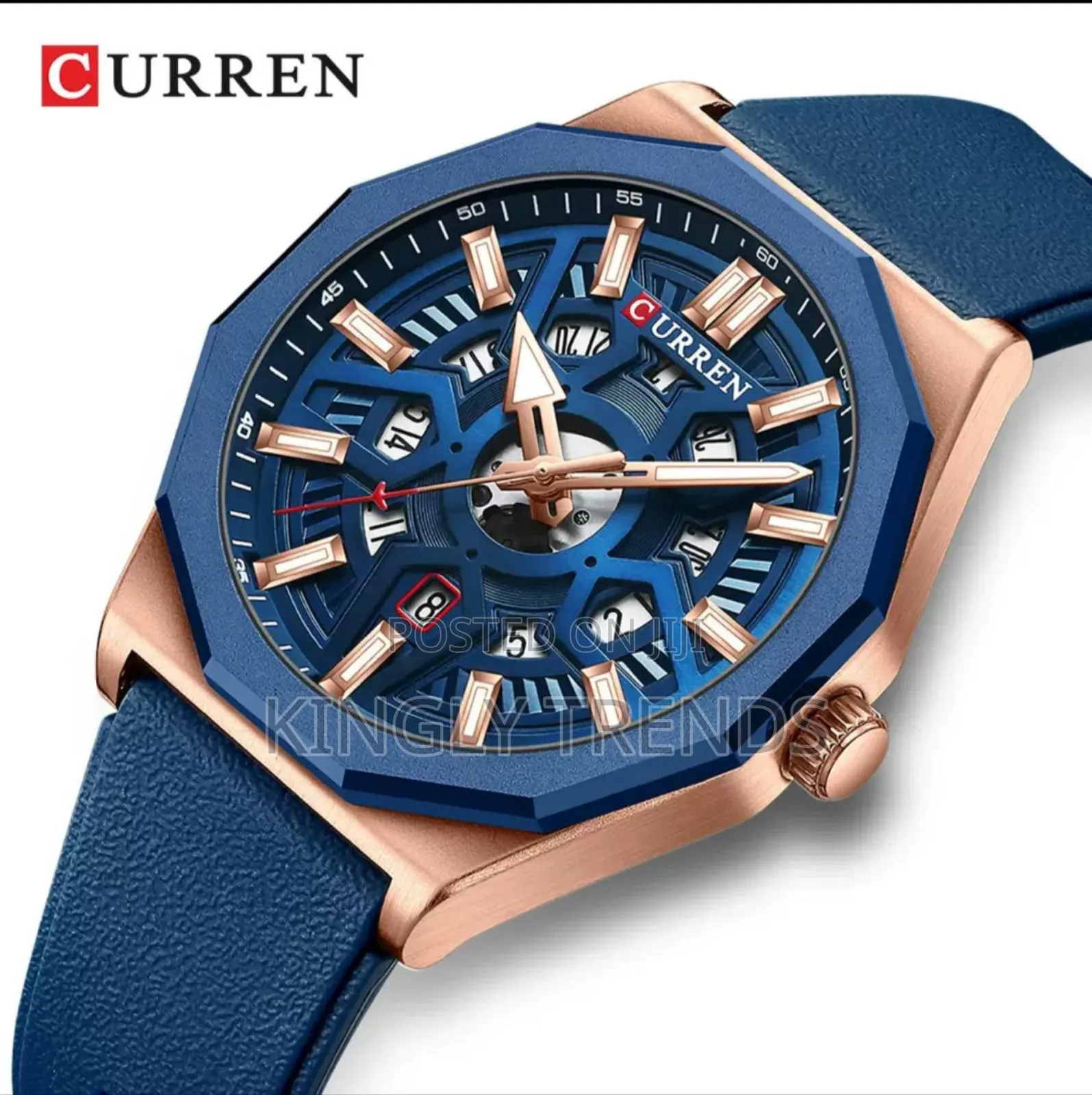 High Quality Curren Rubber Wristwatch