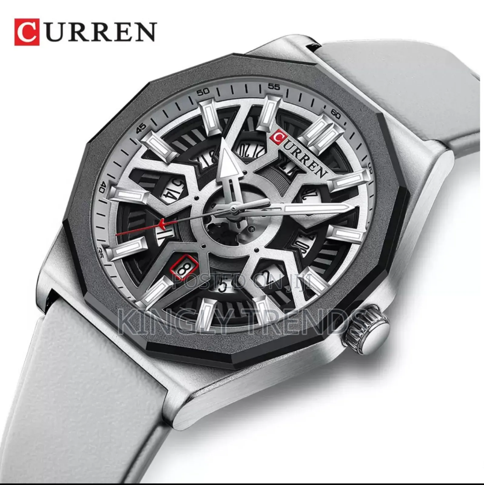 High Quality Curren Rubber Wristwatch