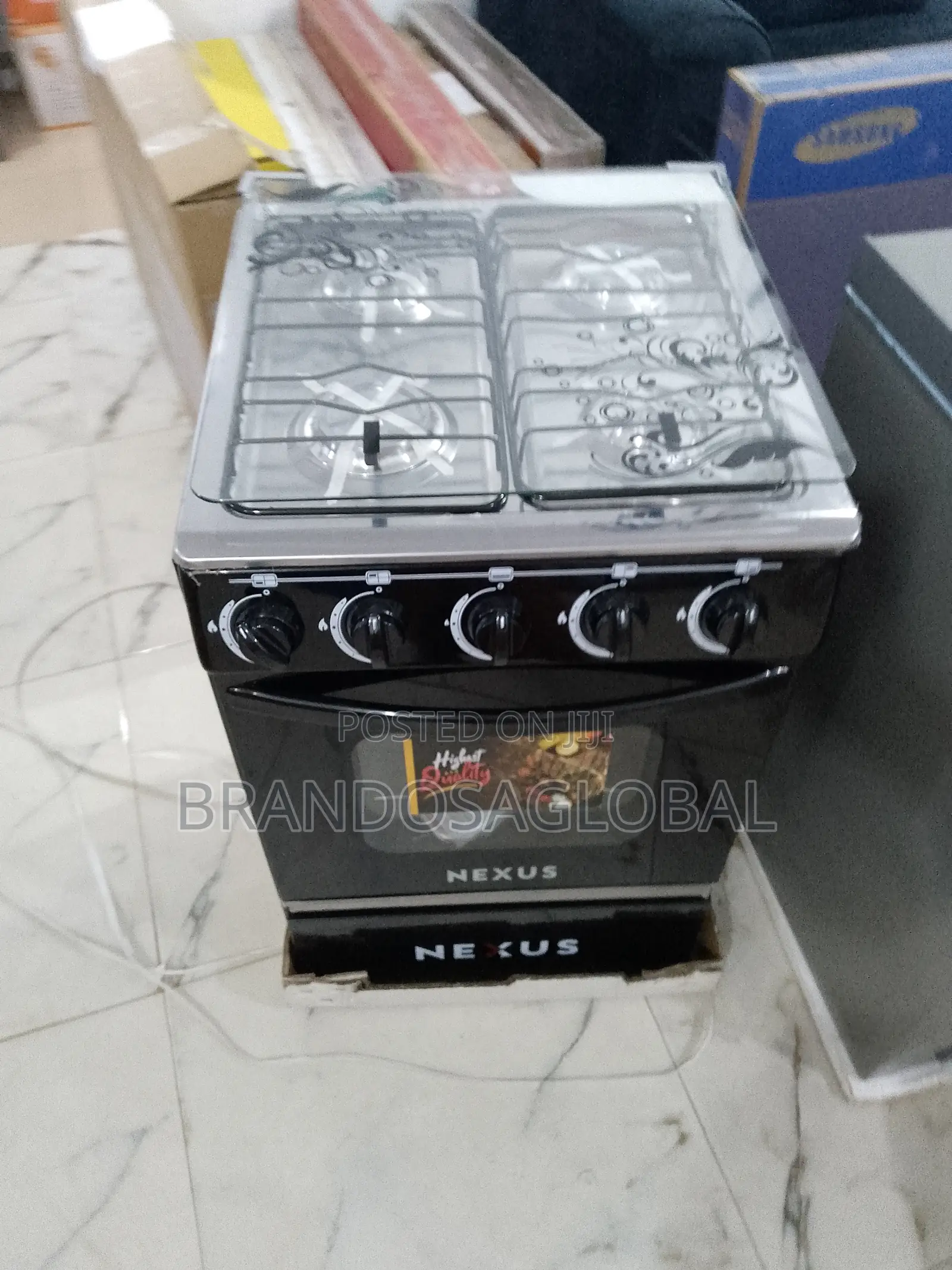 Nexus 4 Gas Burner Cooker – Model Nx-5055, Oven Included