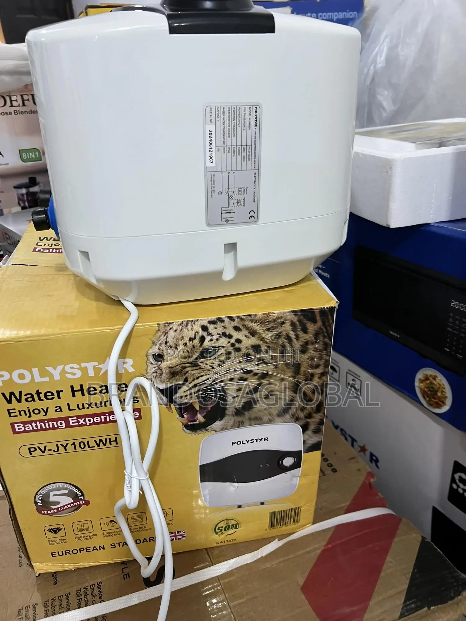 Polystar Pv-Jy10lwh Water Heater – Original 10 Litres