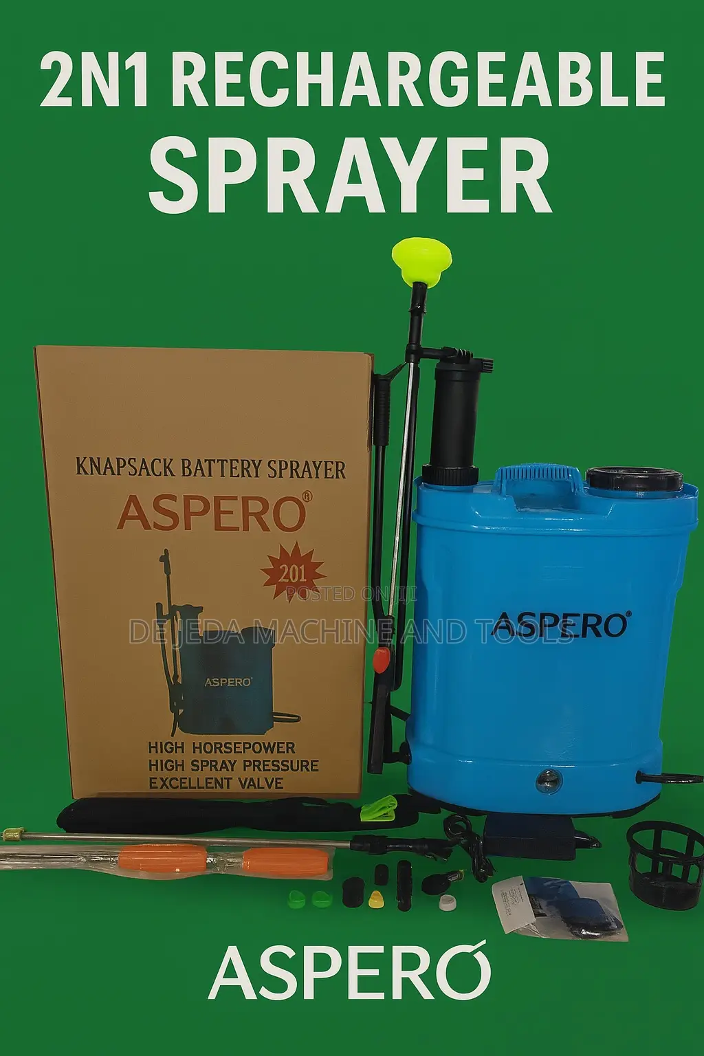 2n1 Rechargeable Battery/Manual Sprayer