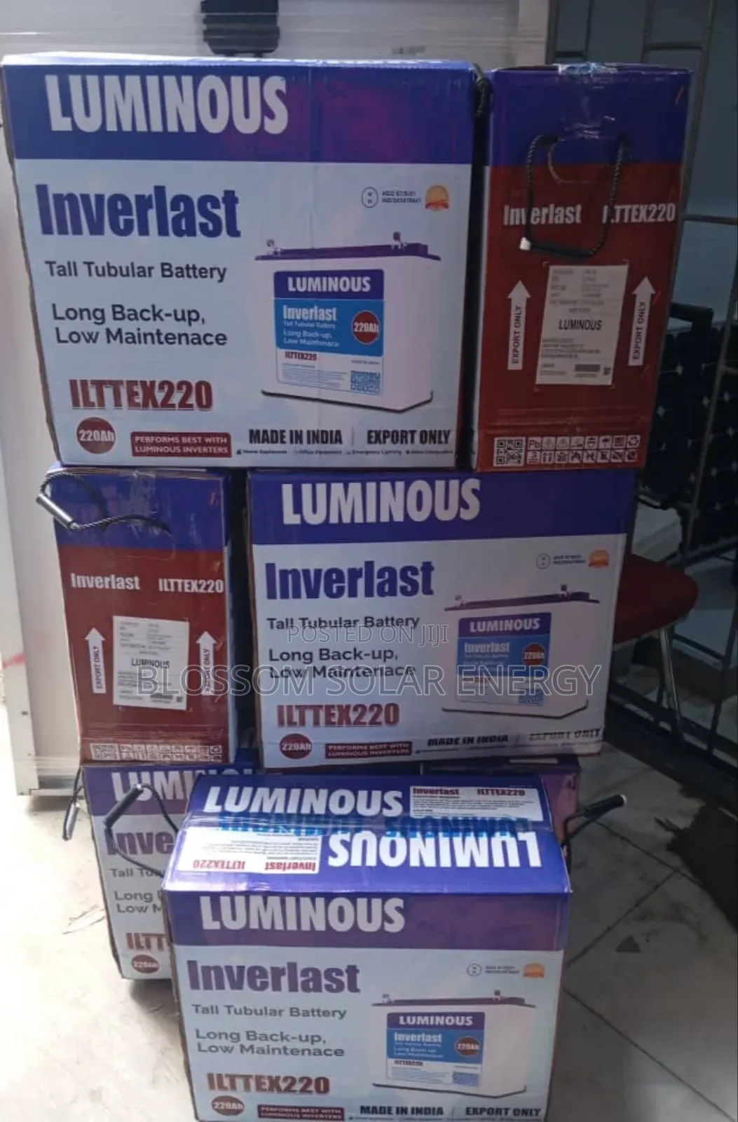 220ah Luminous Inverlast Tubular Battery