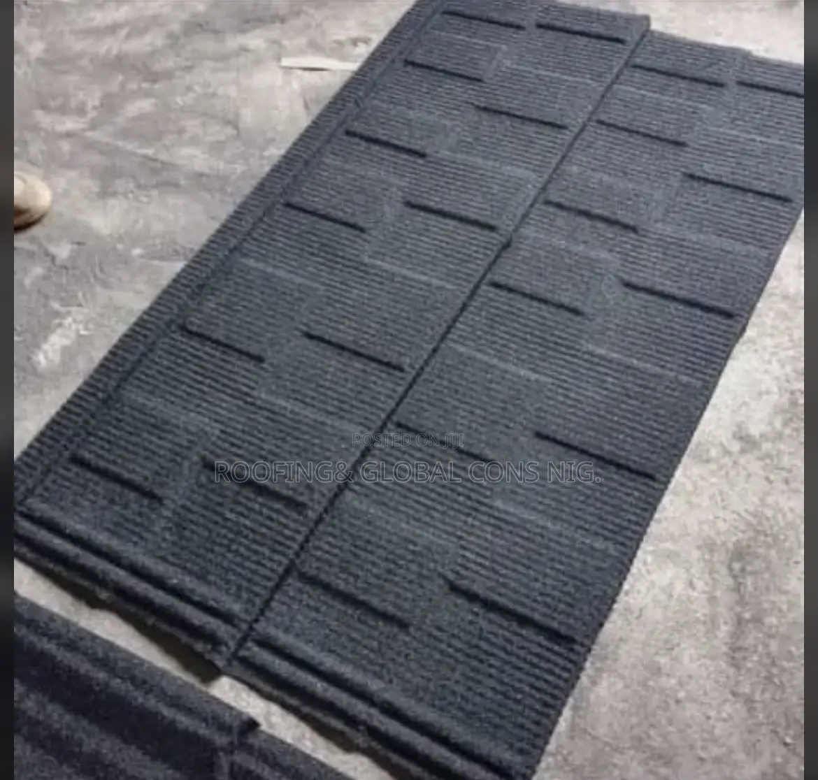 Black Plane Shingle Premium Stone Coated Roofing Tiles