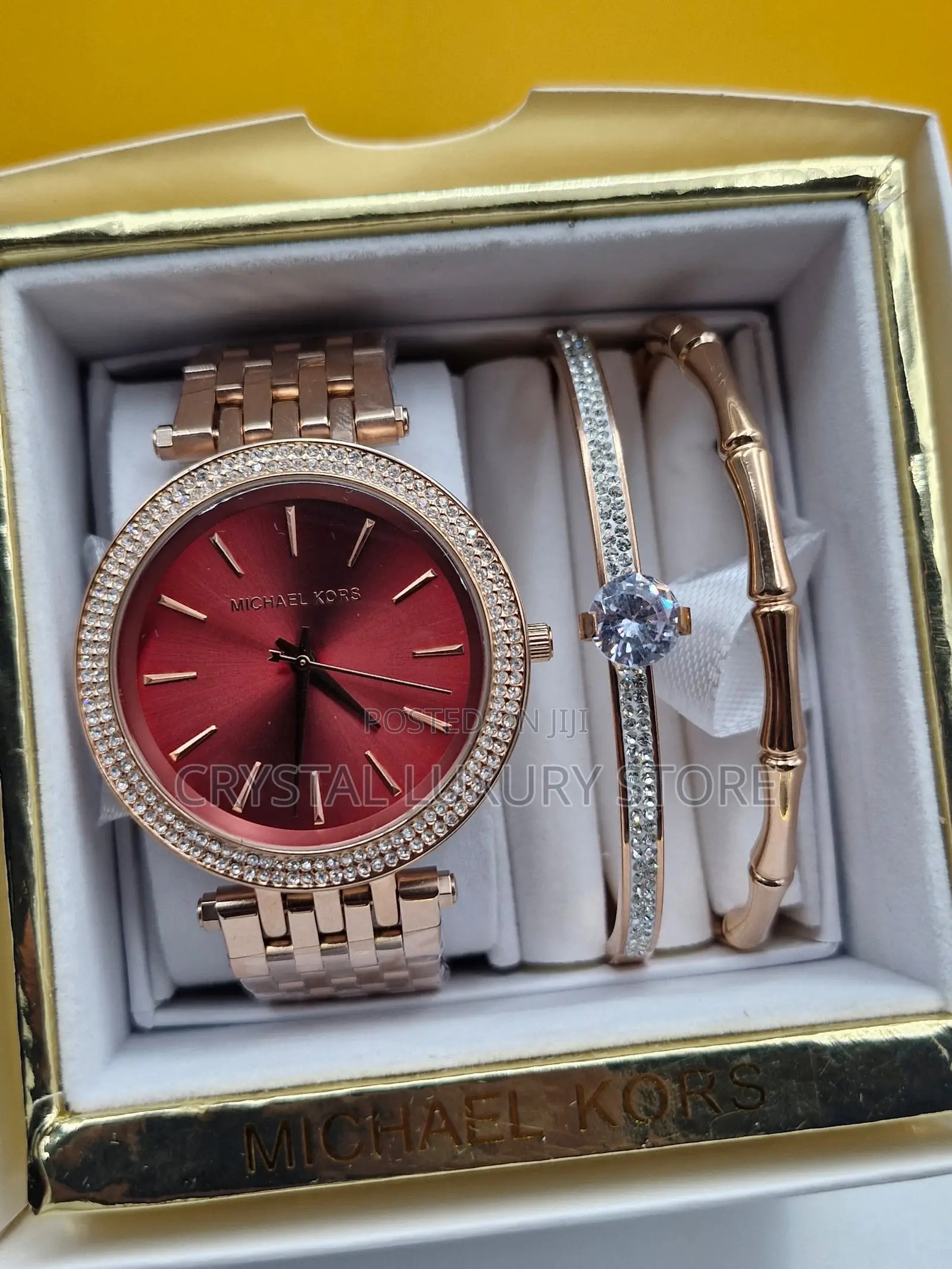 Michael Kors Quality Luxury Men Chain Strap Wristwatch