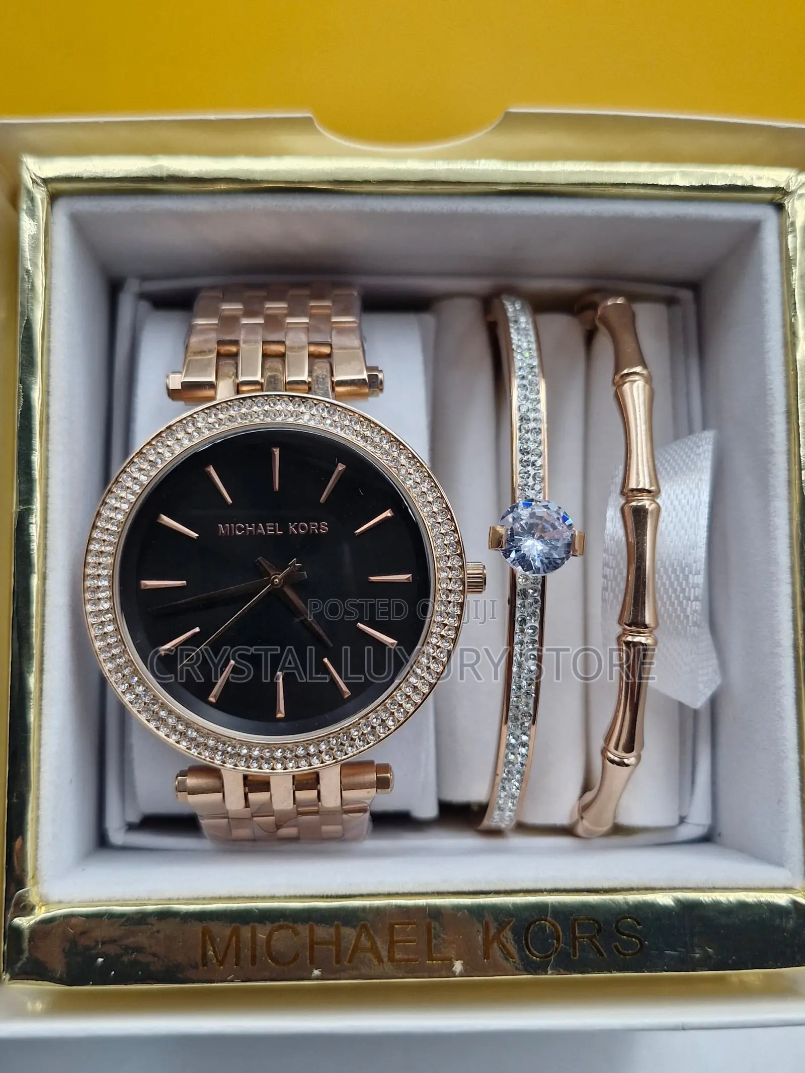 Michael Kors Quality Luxury Men Chain Strap Wristwatch
