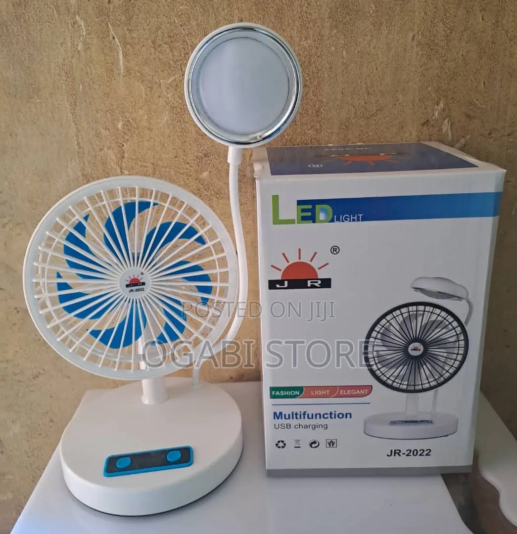 Rechargeable Fan With Light