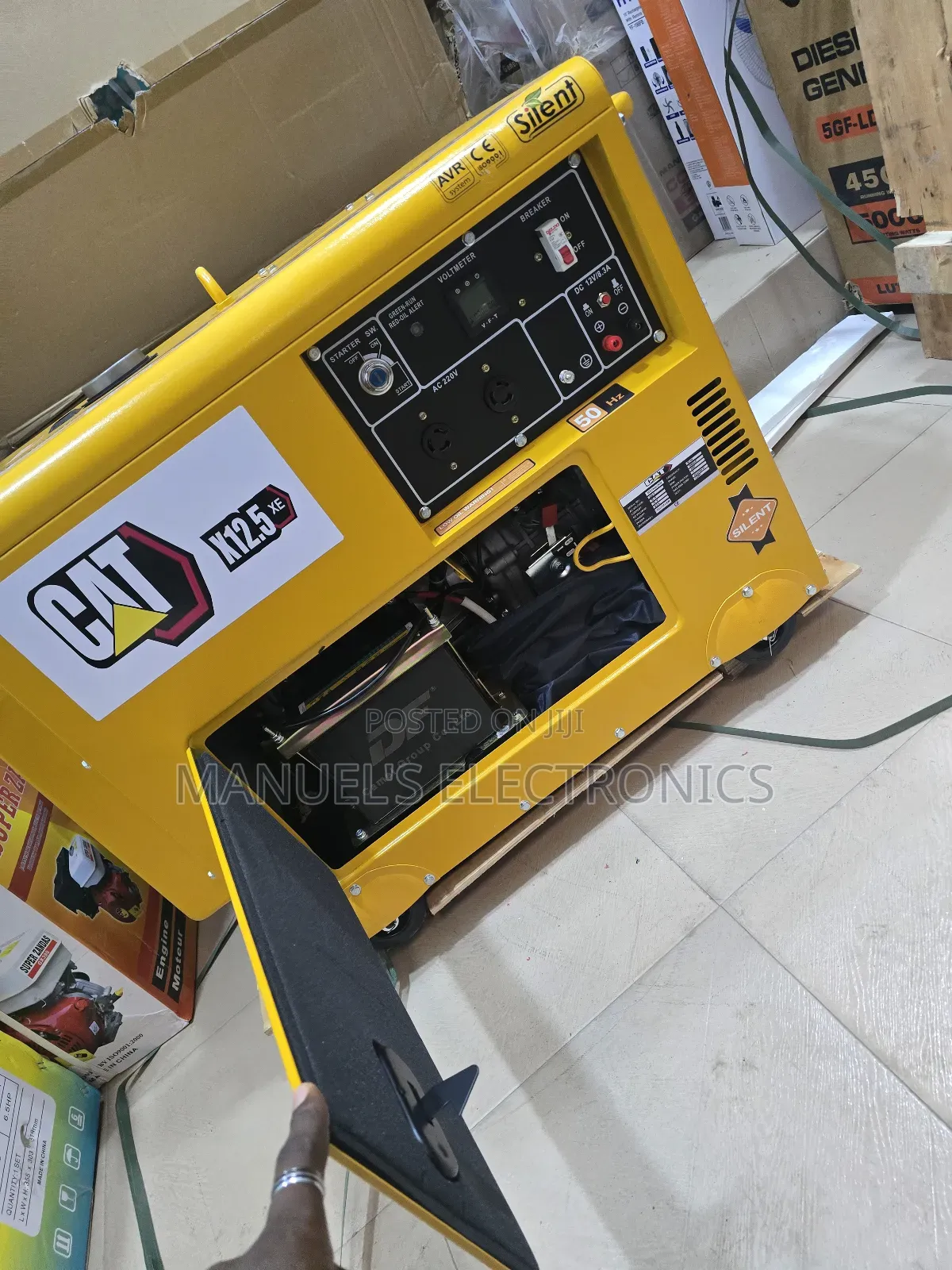 Here Is Cat Diesel Soundproof Generator 10.5kva 100% Copper Coil