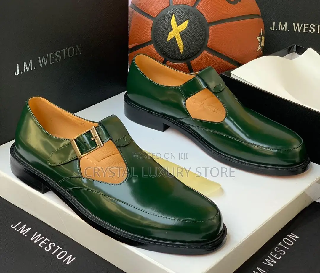 J.M Weston Quality Luxury Men Genuine Leather Shoe