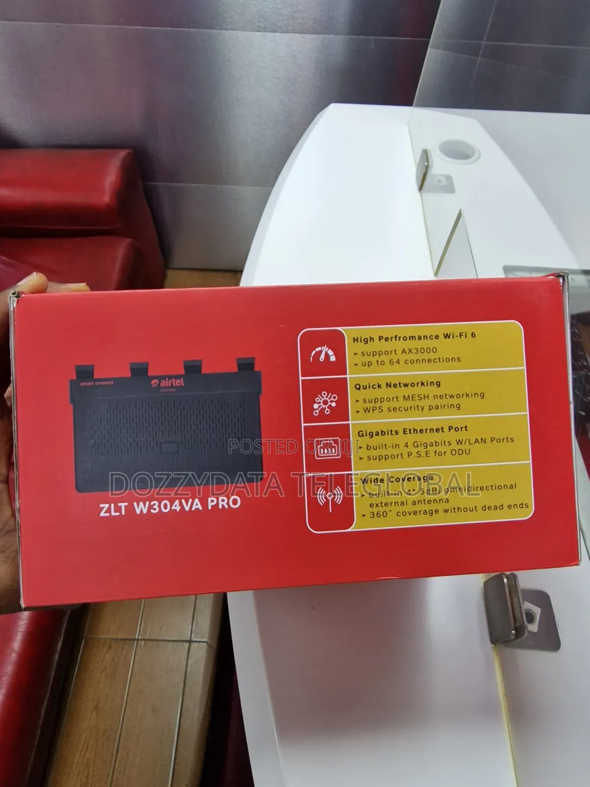 Airtel 5g Odu + Indoor Router Superfast Unlimited Internet!
