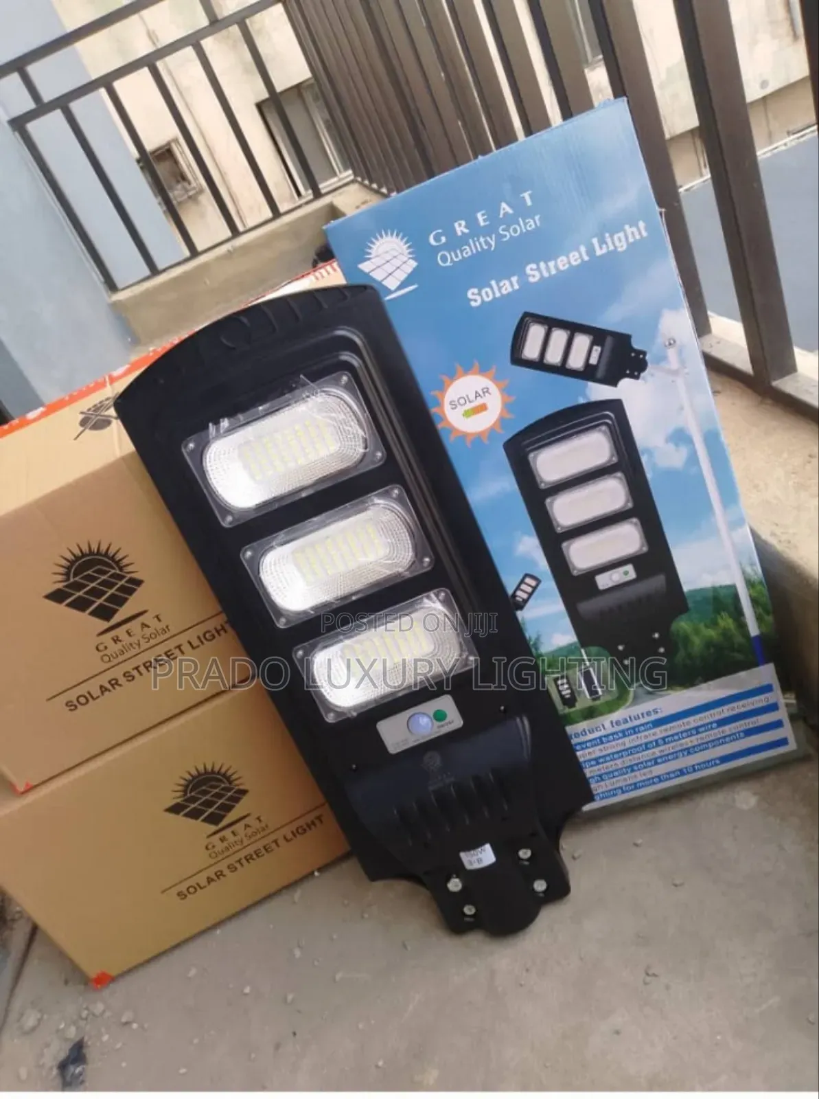Solar Steel Light
