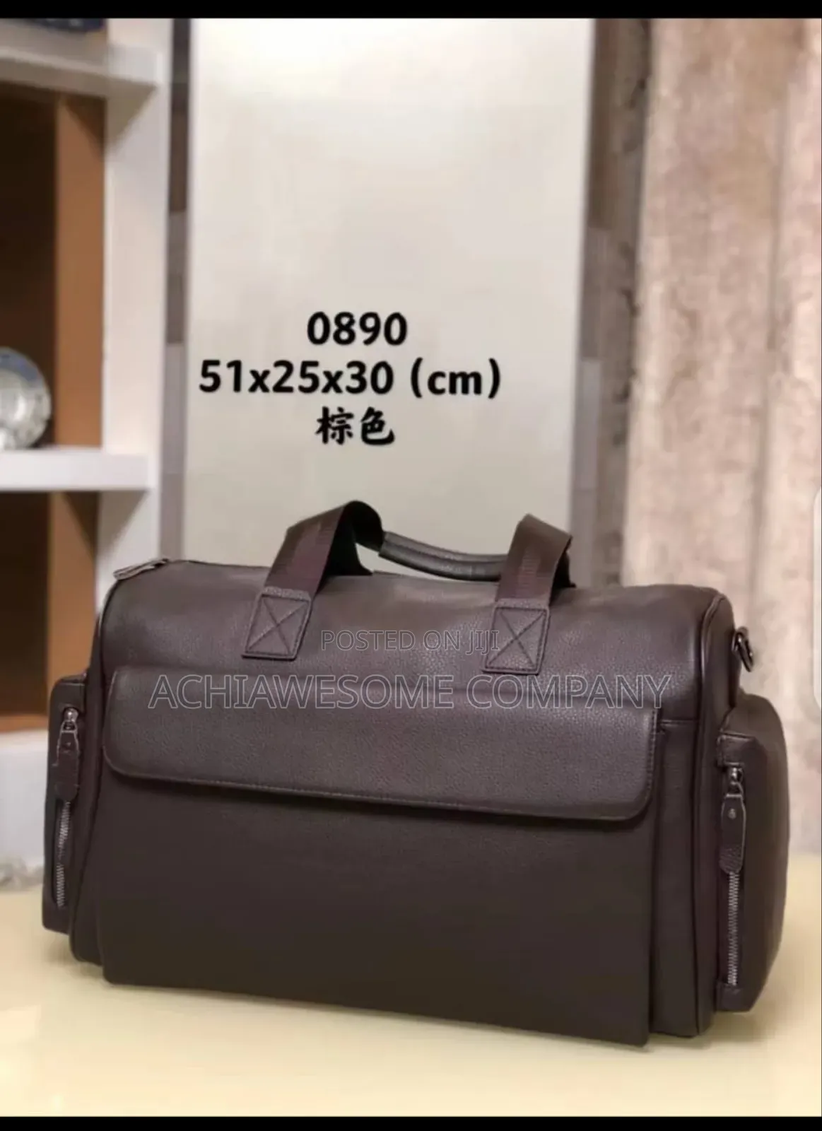 Genuine Leather Duffle Bag
