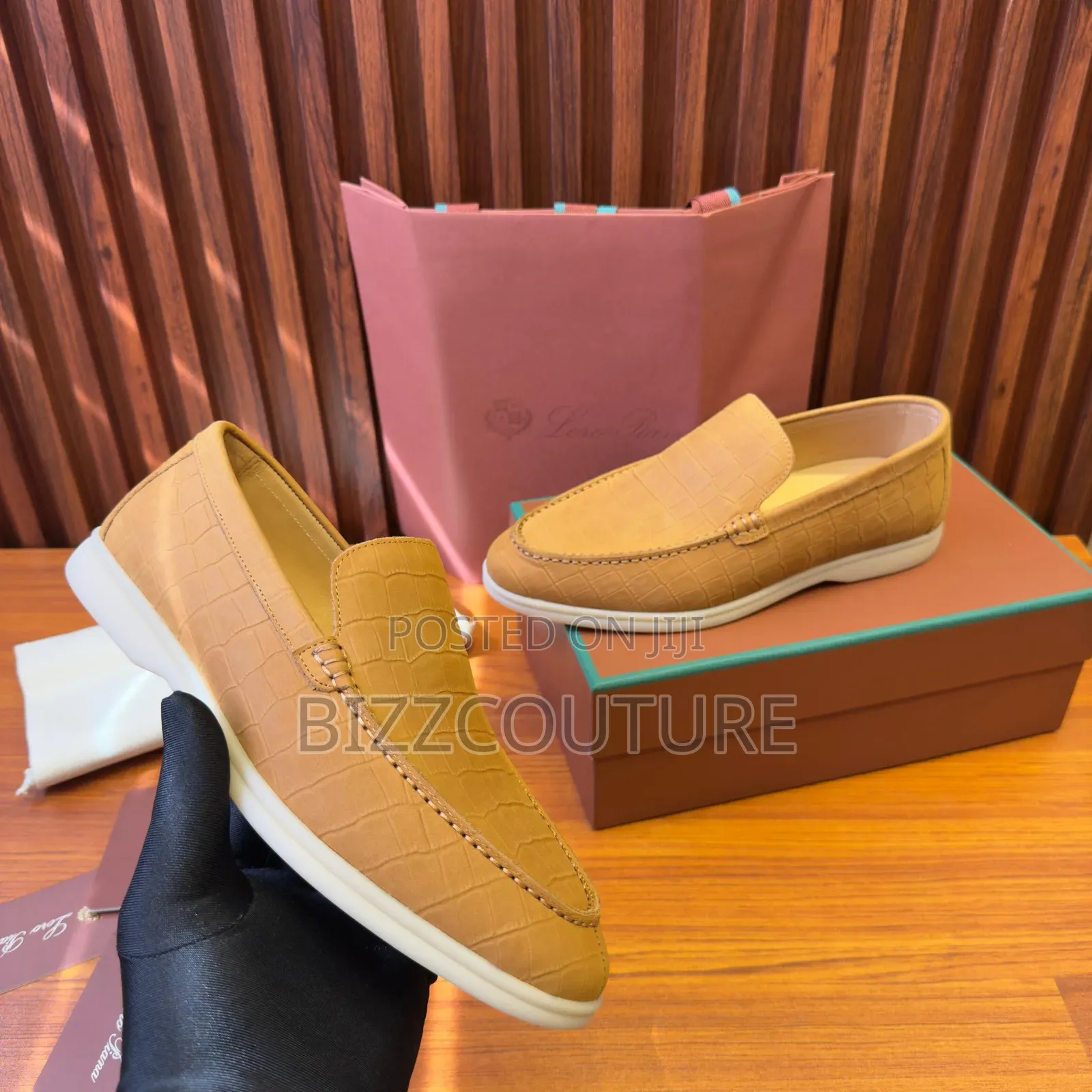 Original Loro Piana Moccasin Leather Available in Store