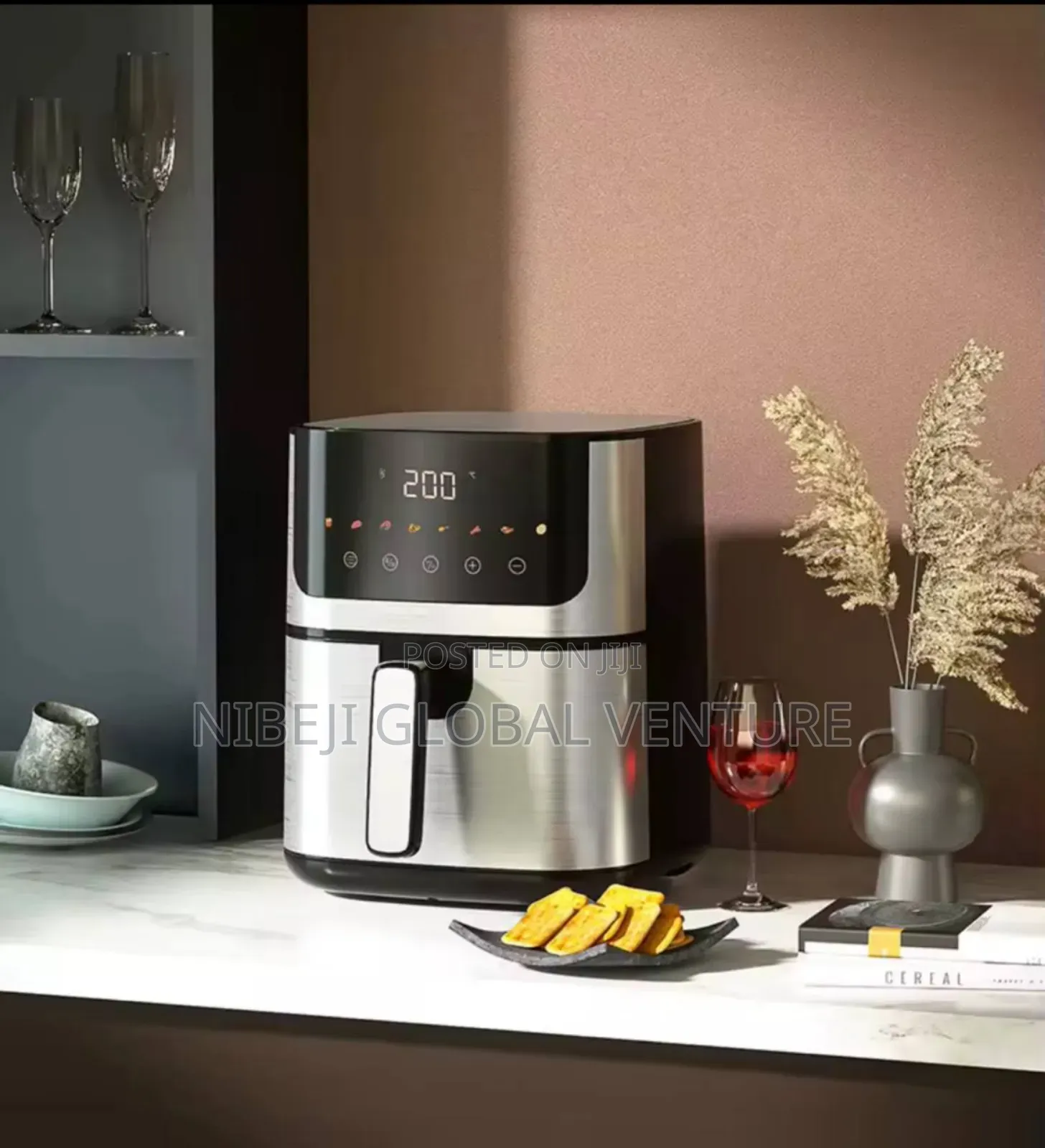 13.8liters Arshia Air Fryer Stainless Steel