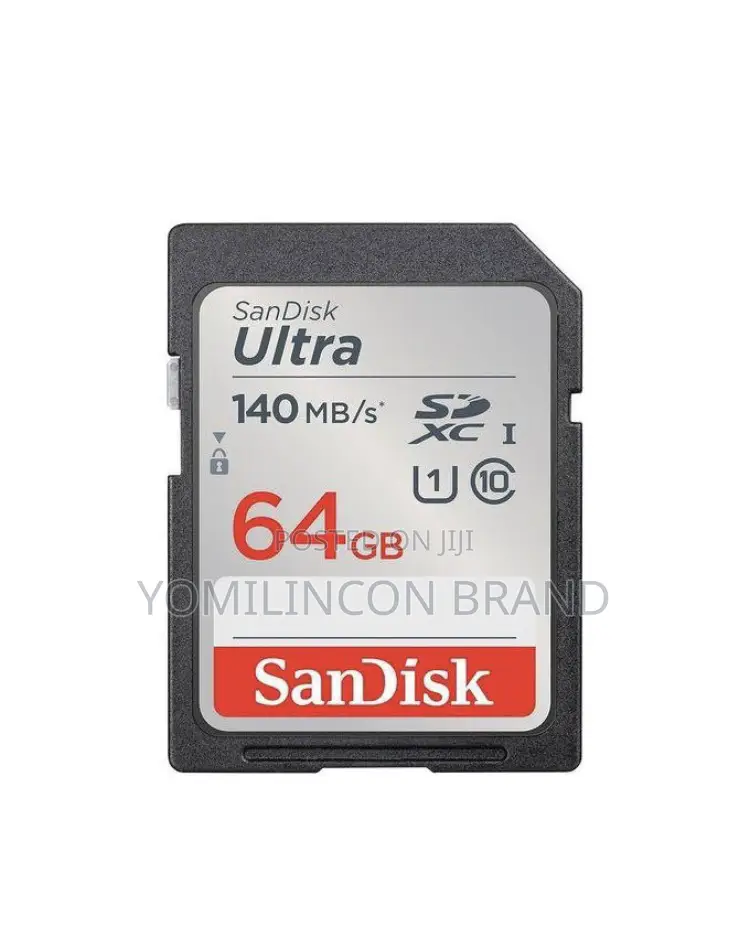Sandisk 64gb Ultra SDXC Memory Card for Camera (100mb/S)