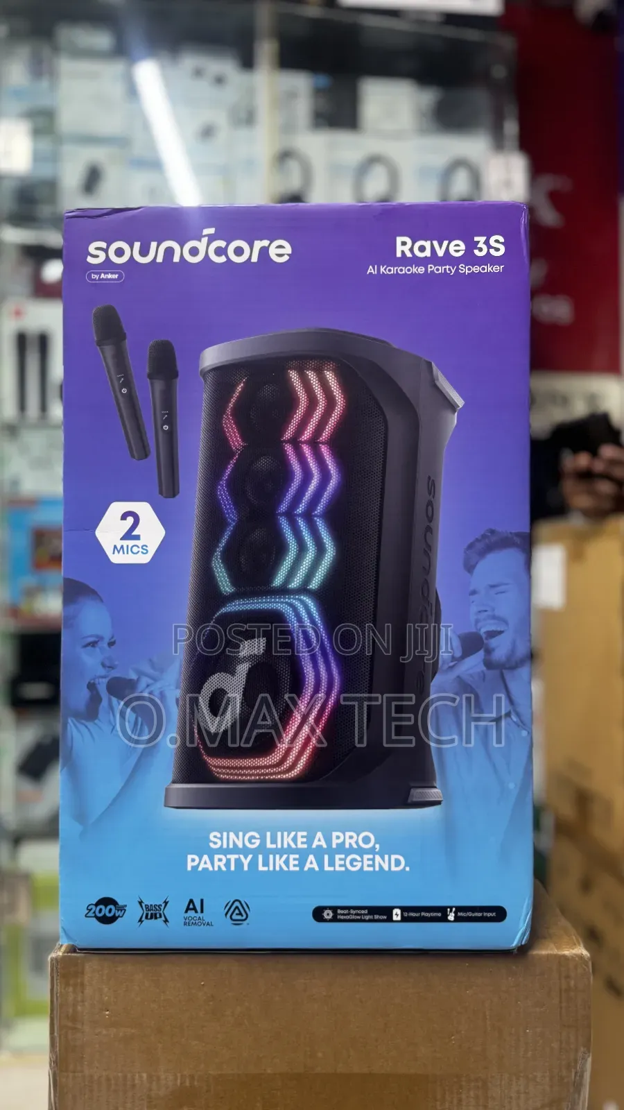 Anker Soundcore Rave 3 Al Karaoki Party Speaker