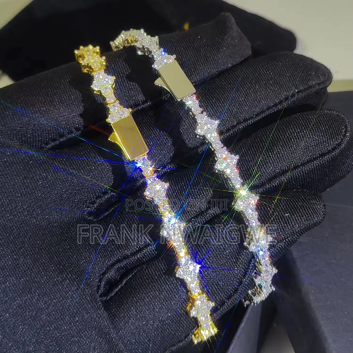 Carbon Diamond Iced Out Quality Bracelet