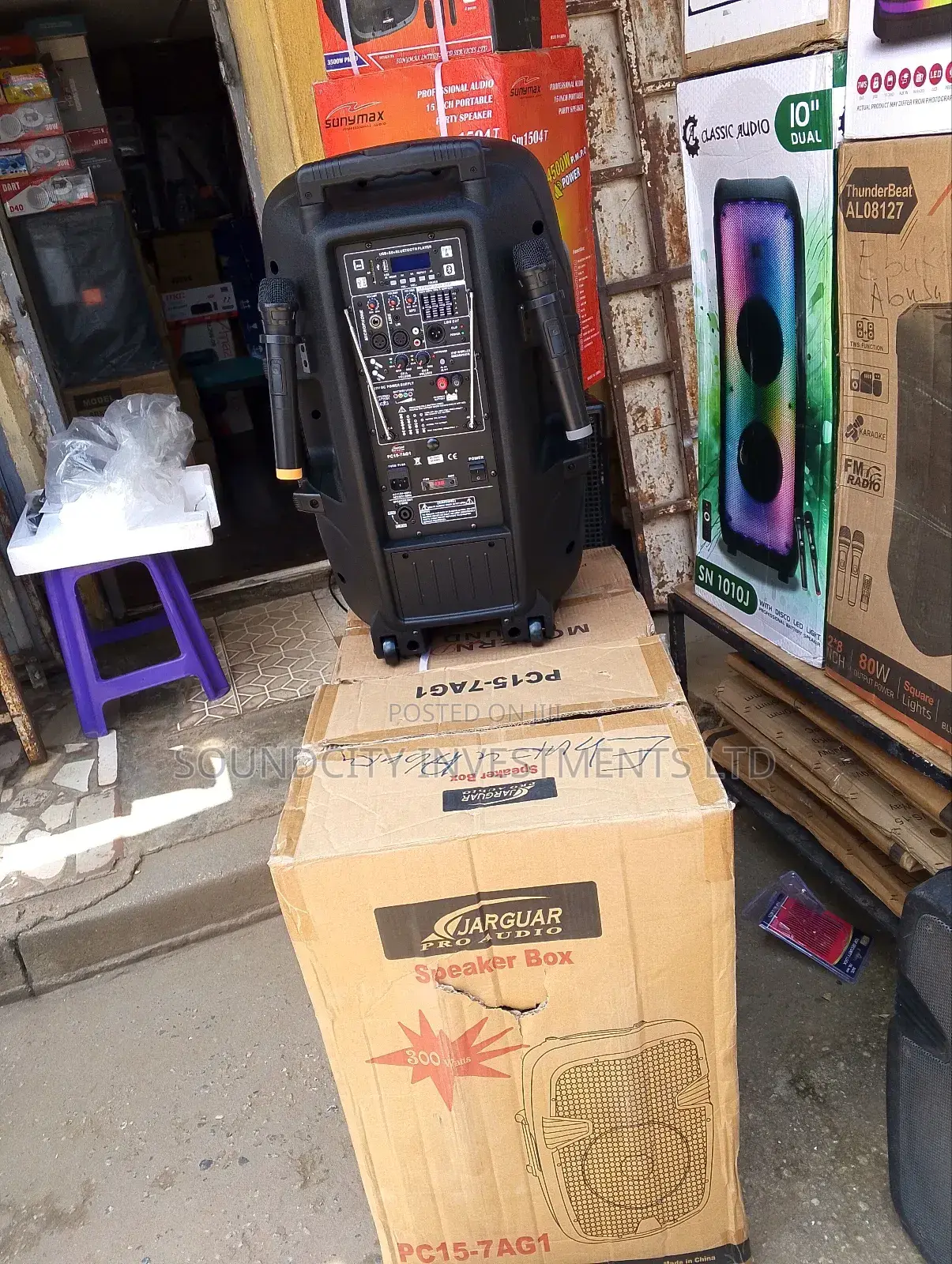 Jaguar 15" Big Body Rechargeable Public Addressing System.