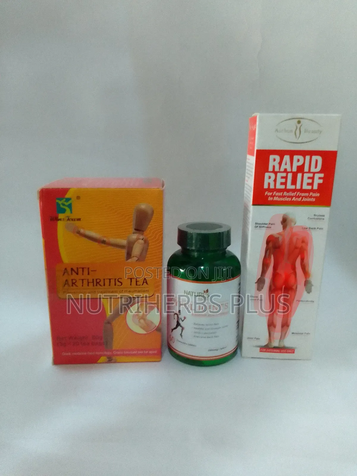 Wins Town Anti Arthritis Tea+Natures Cure Joyful Joints+Rapid Relief