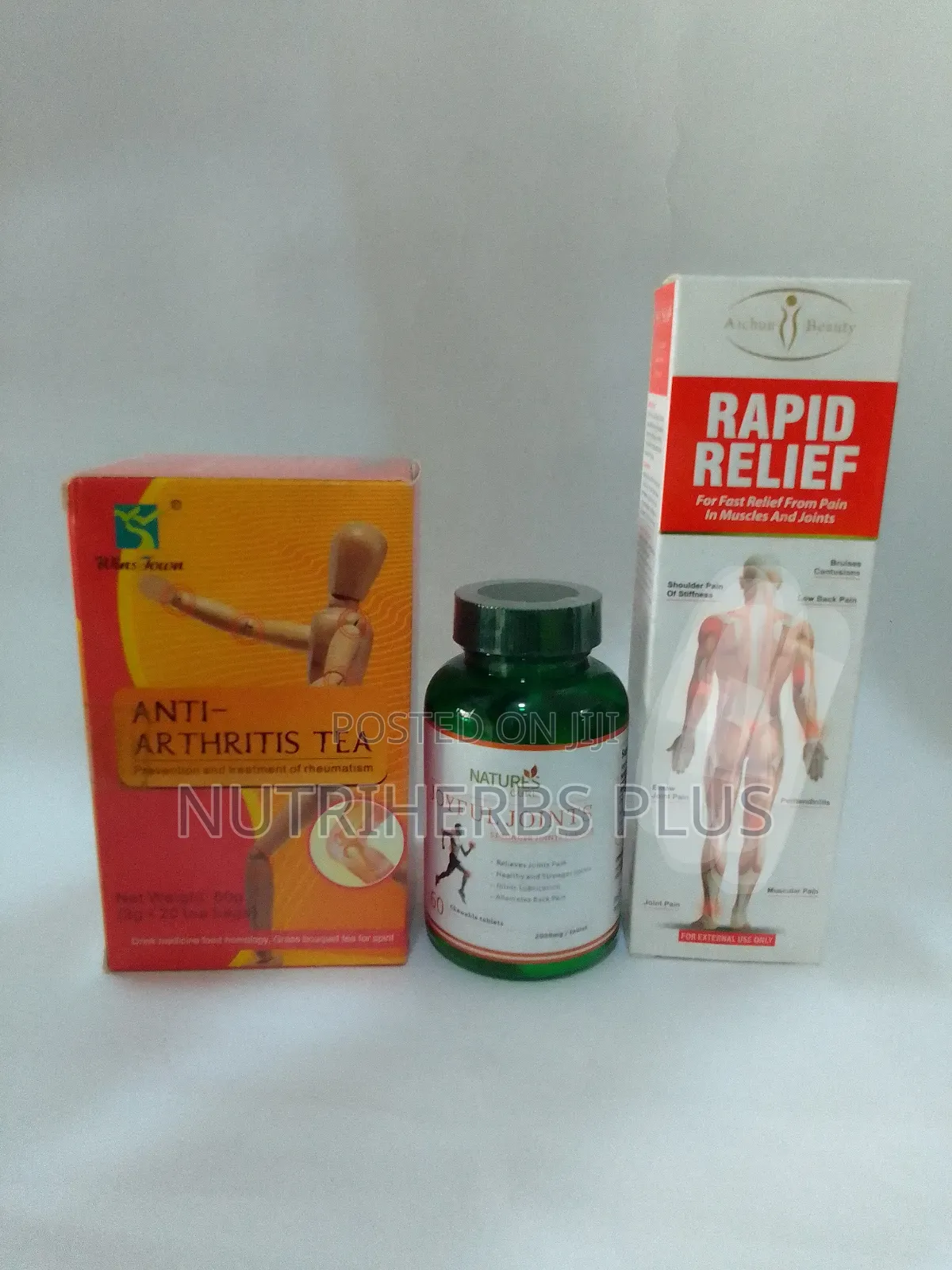 Wins Town Anti Arthritis Tea+Natures Cure Joyful Joints+Rapid Relief