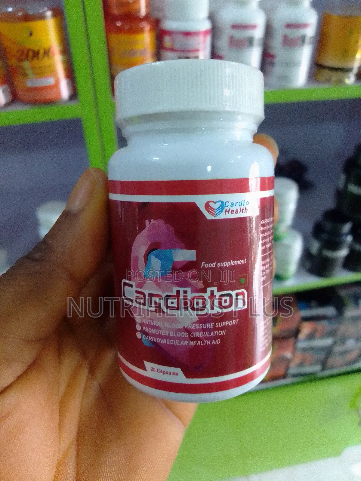 Say Goodbye to High Blood Pressure With Our Cardioton Caps.