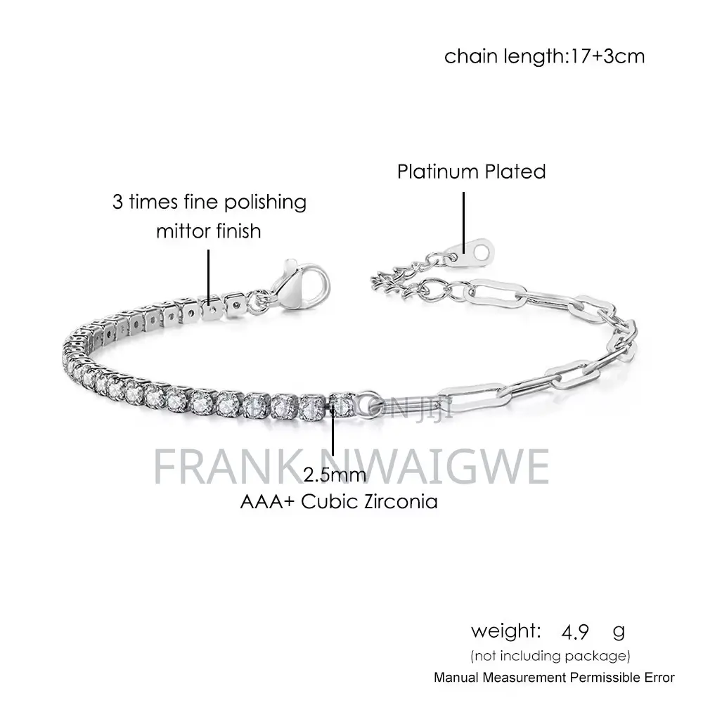 Luxury Zirconia Hand Bracelet