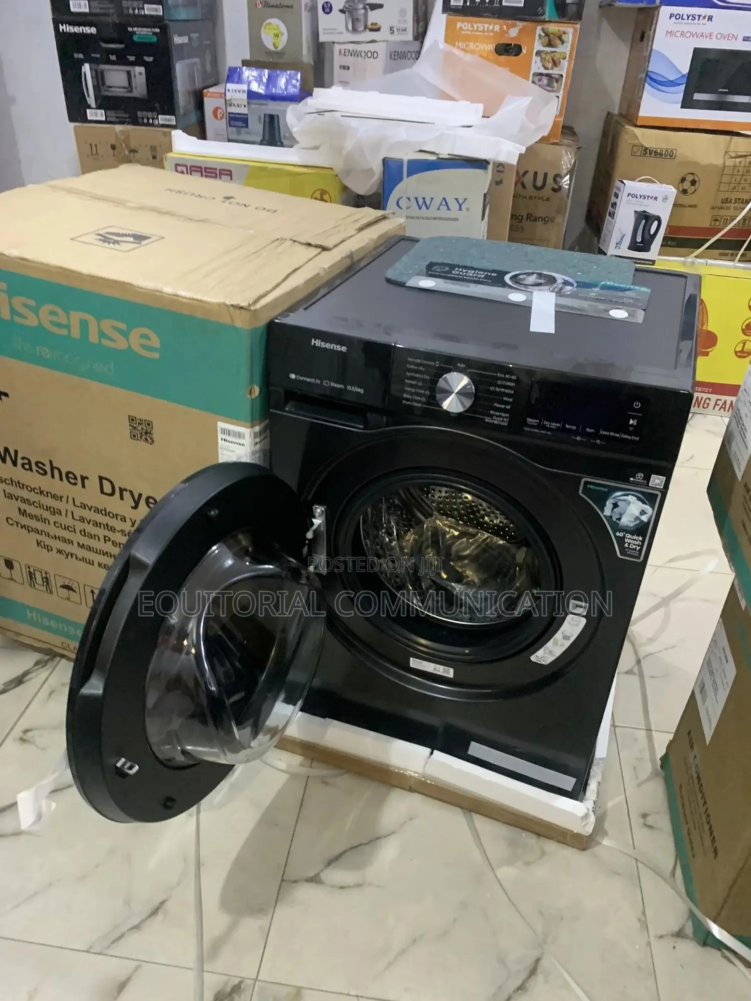 Wd3s1043bt by Hisense – High Capacity Smart Washer Dryer