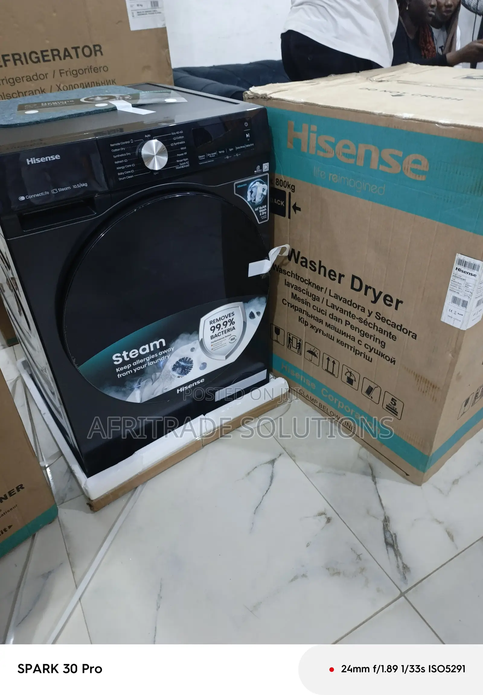 Hisense Smart Wash Dry – Led Touch Panel Multiple Programs