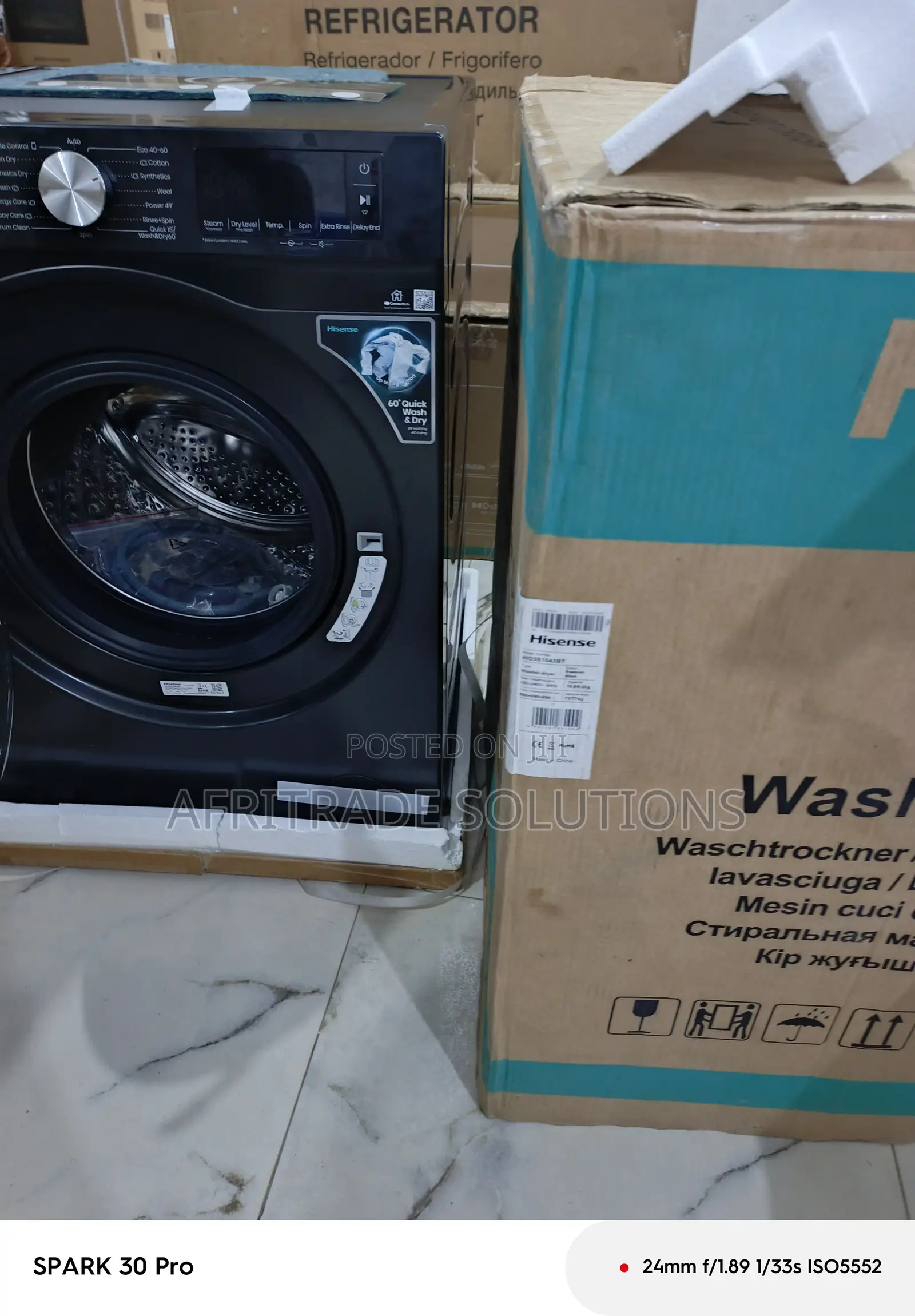 Hisense Smart Laundry Solution – 10kg Wash Dry