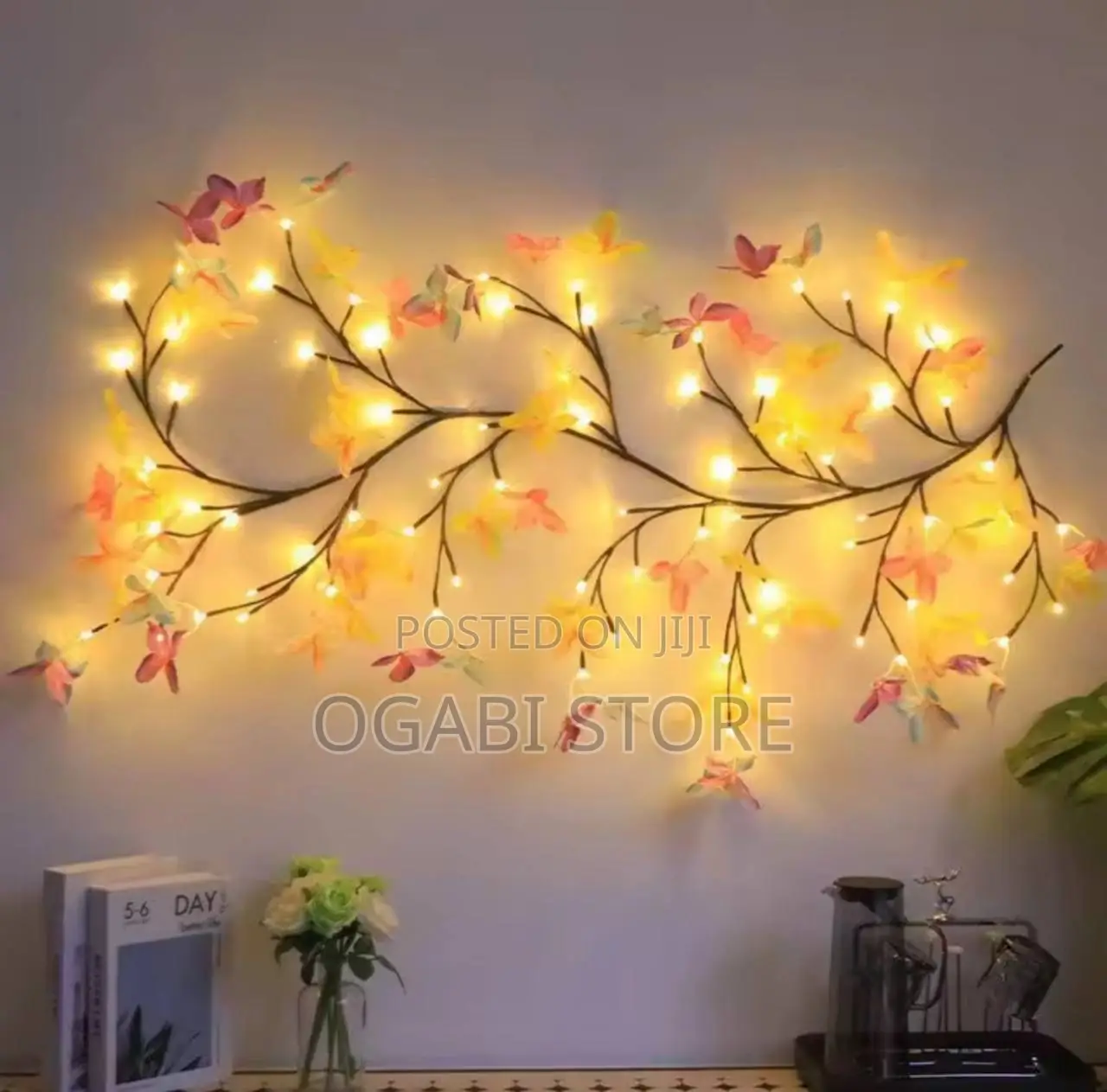 Decorative Led Butterfly Flower Wall Light