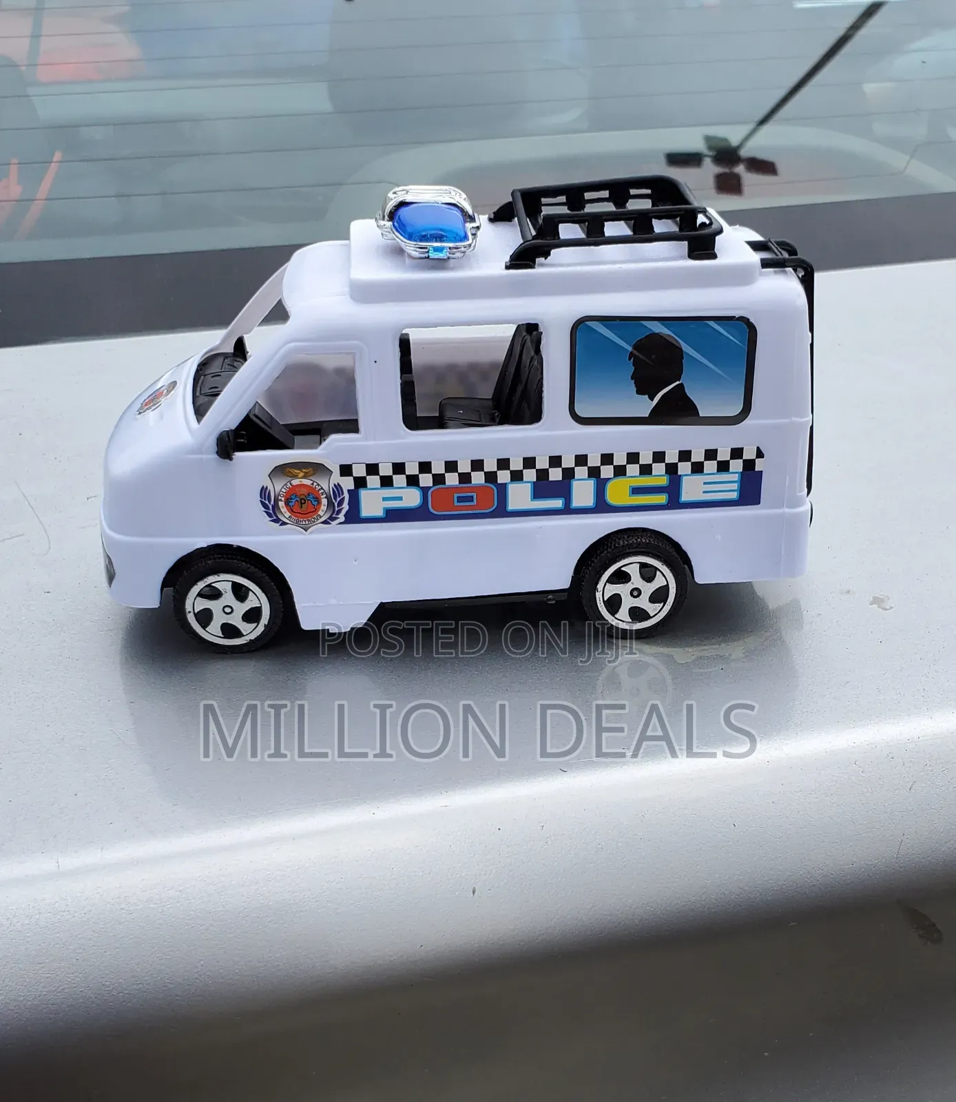 Unique Kids Police Bus Toy Ages 3+