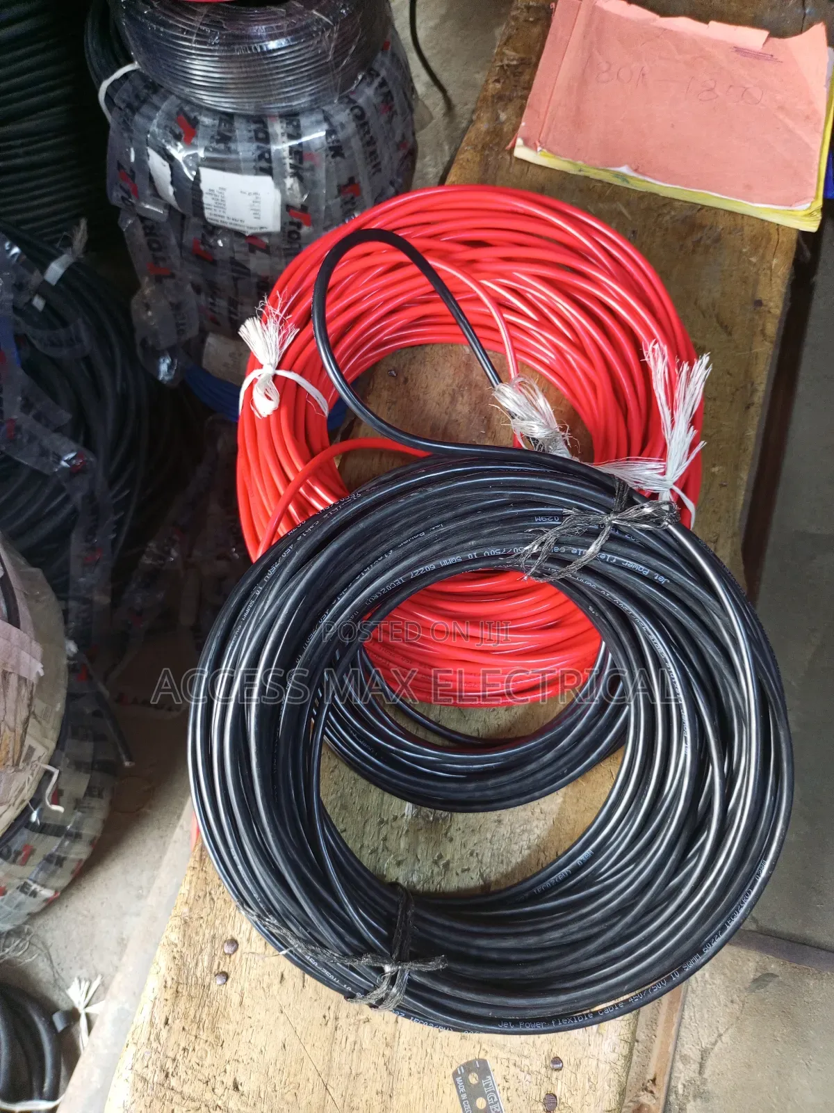 16mm Red And Black D/C Flexible Cable By 100 Meters