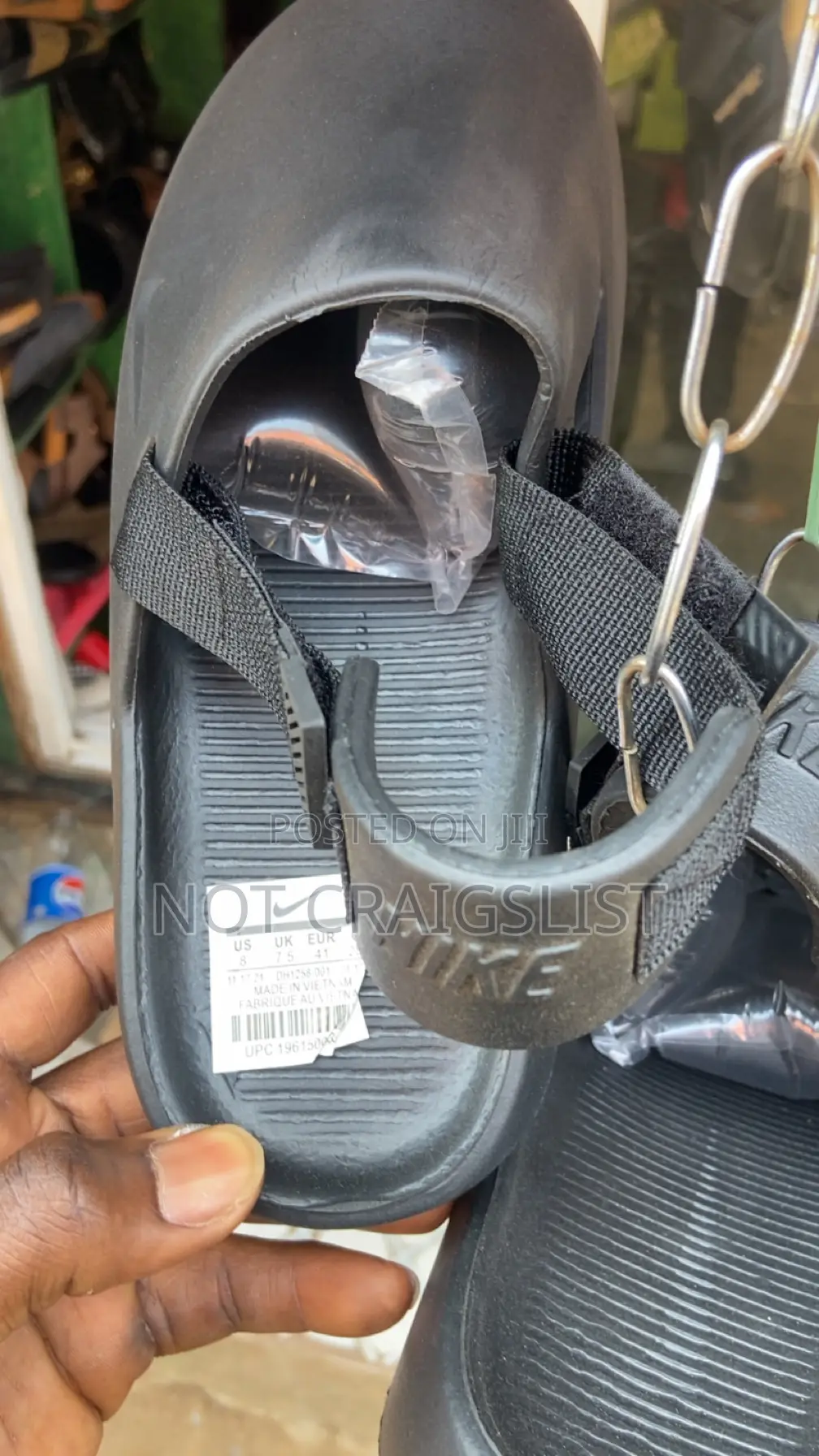 Black Nike Crocs Clogs - Calm Mule | Unisex