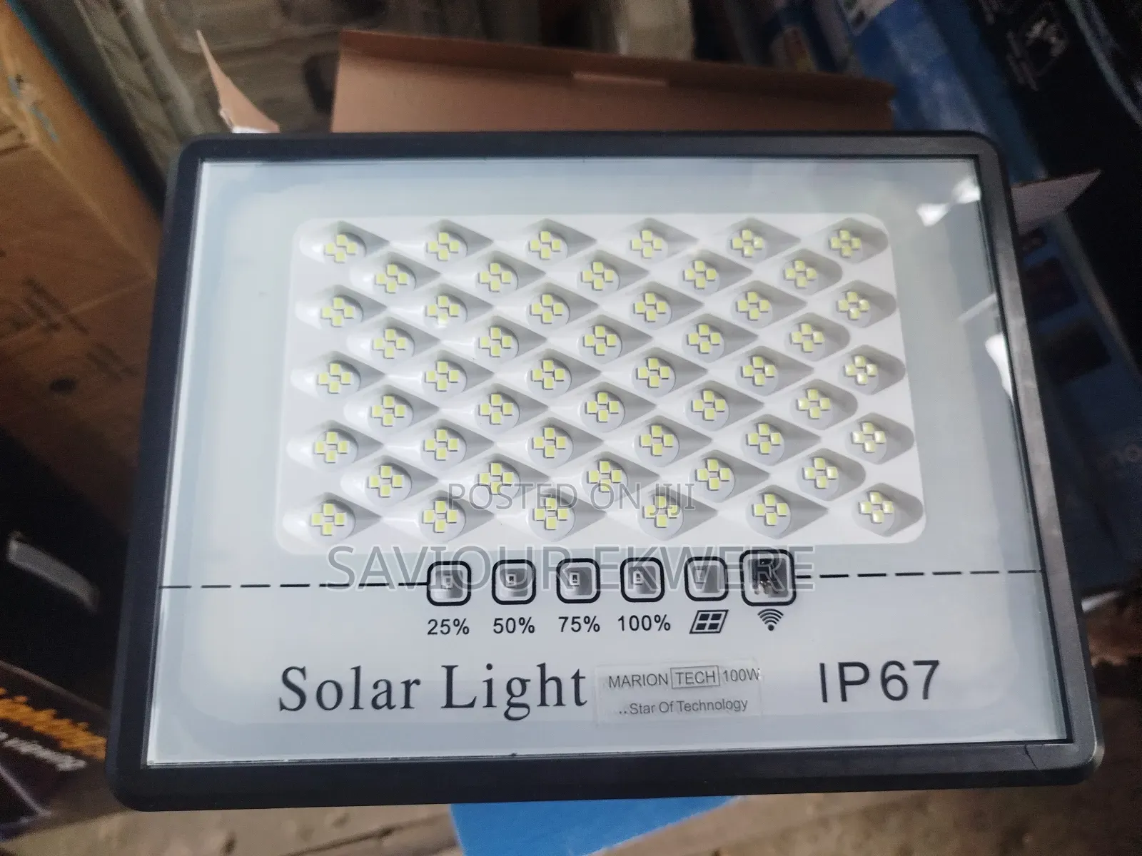 Led 100watts Solar Floodlight / Indoor Outdoor Flood Light