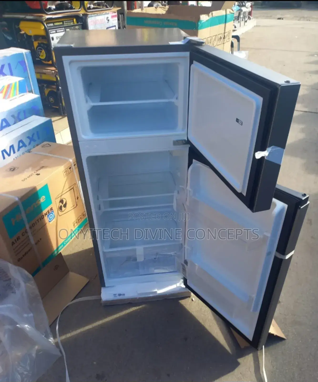 126l Double Door Hisense Refrigerator 1 Year Warranty