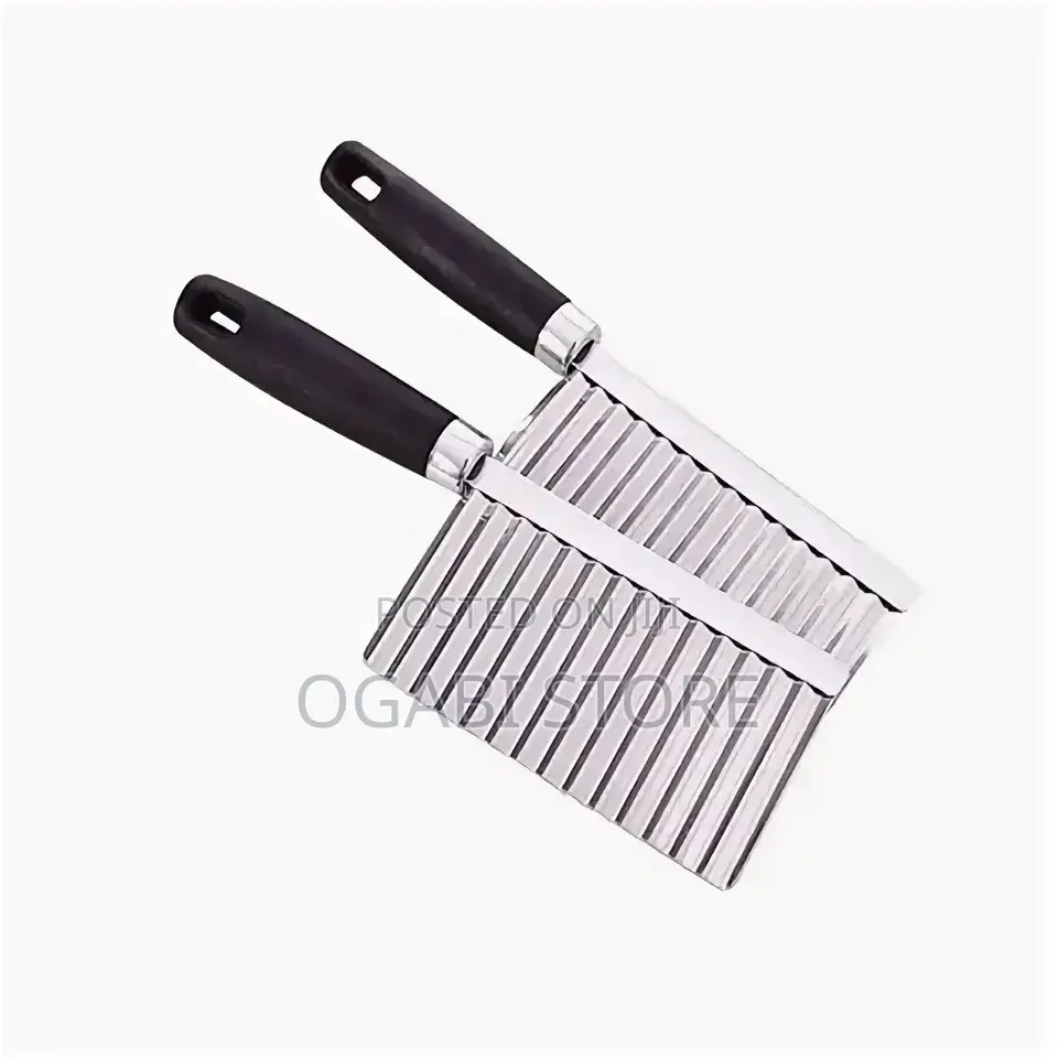 Crinkle Cutter Knife – Stainless Steel Wavy Slicer