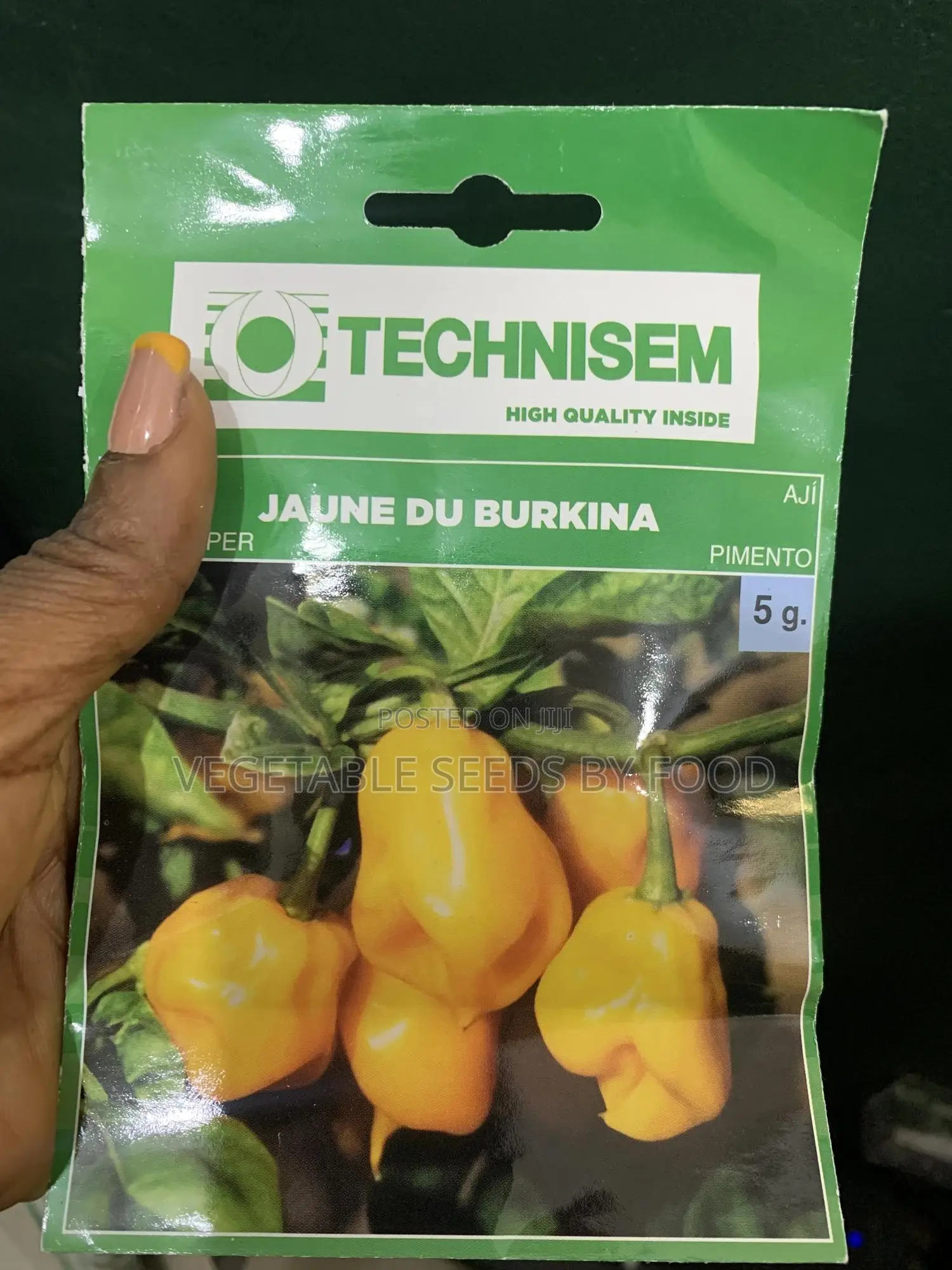 Jaune De Burkina Yellow Pepper