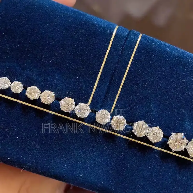 925 Silver Carbon Diamond Stud Earring