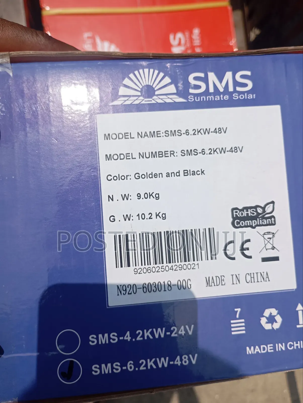 6.2kva 48v SMS High Quality Solar Inverter