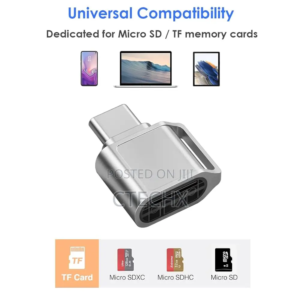 Usb C Metal Micro/Sd Card Reader for Phones