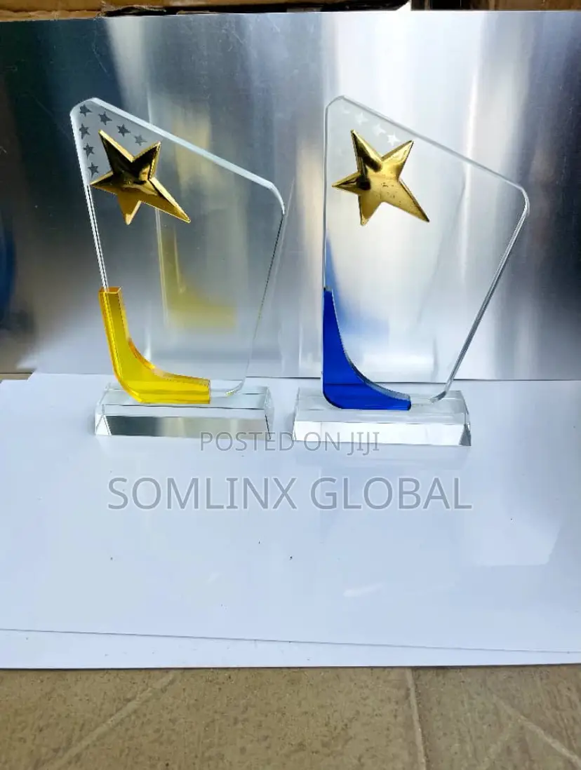 (Glass) Plaque Star Star